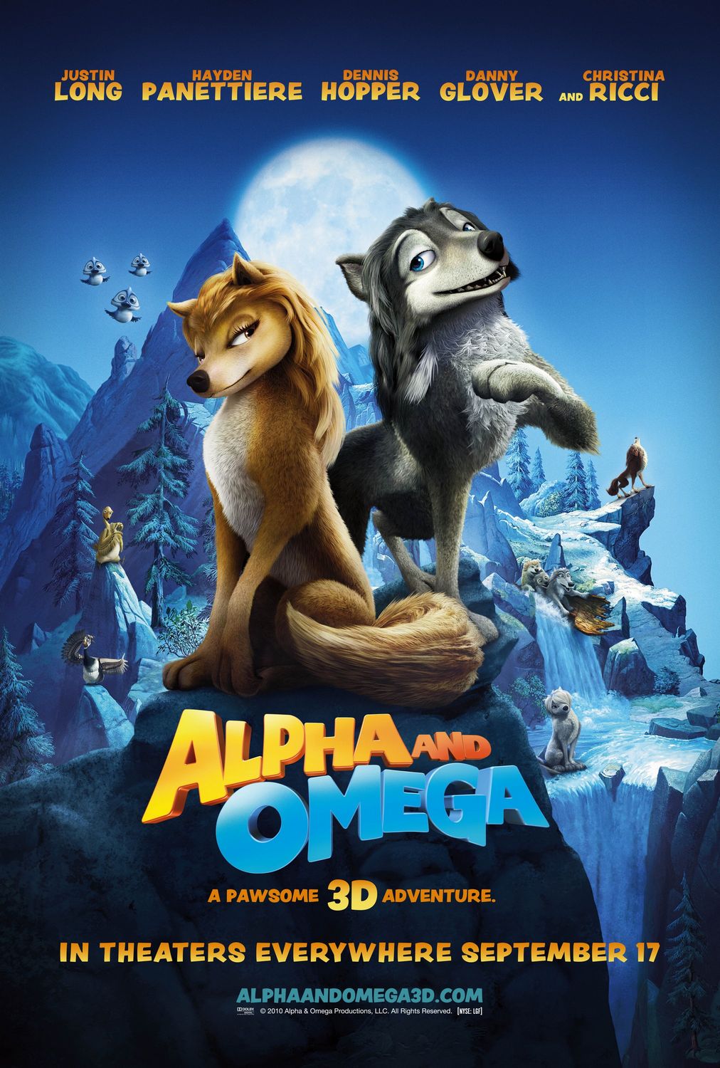 Extra Large Movie Poster Image for Alpha and Omega (#5 of 7)