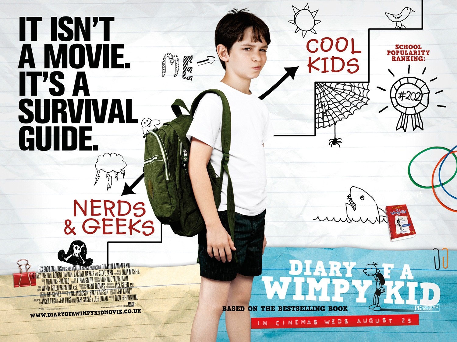 Extra Large Movie Poster Image for Diary of a Wimpy Kid (#9 of 9)