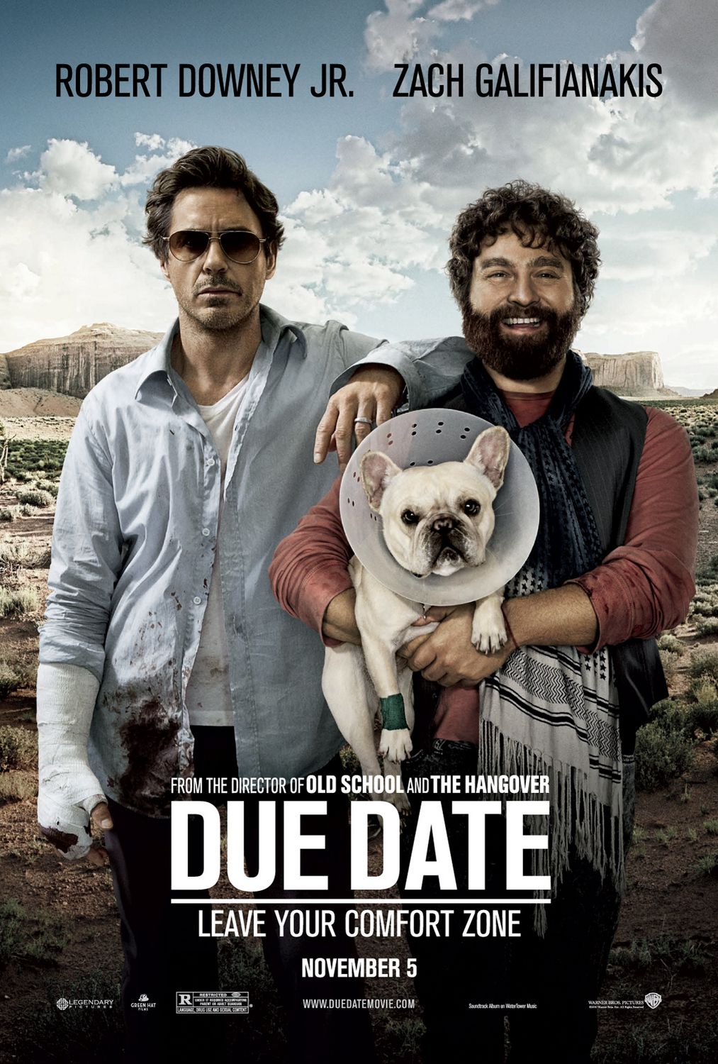 Extra Large Movie Poster Image for Due Date (#1 of 11)