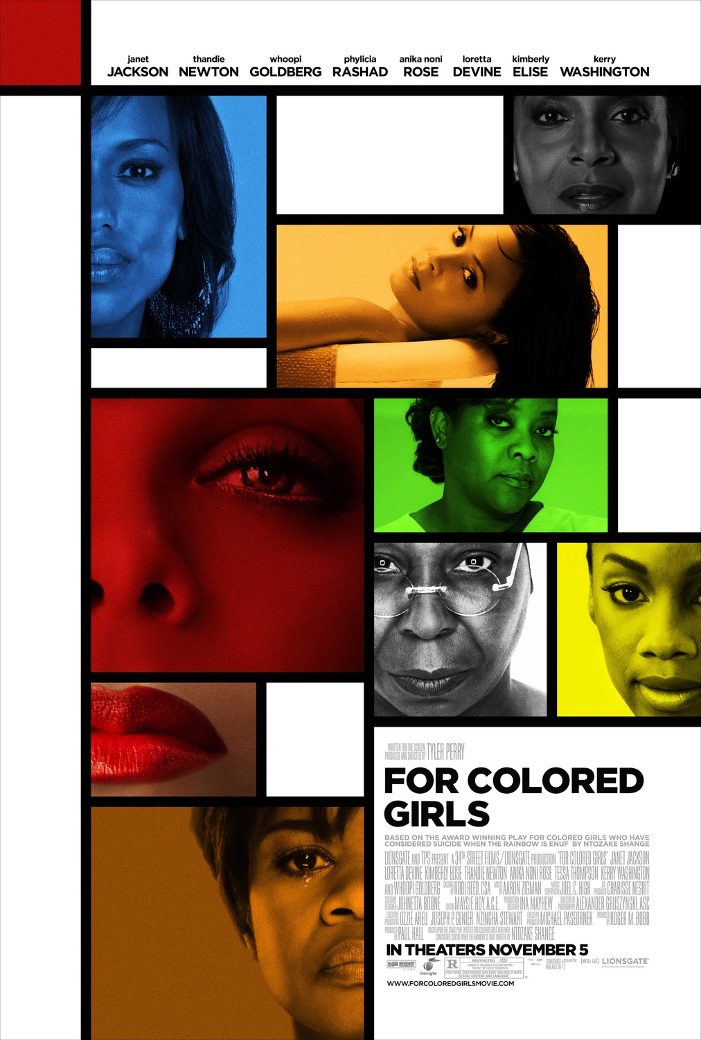 Extra Large Movie Poster Image for For Colored Girls (#10 of 10)