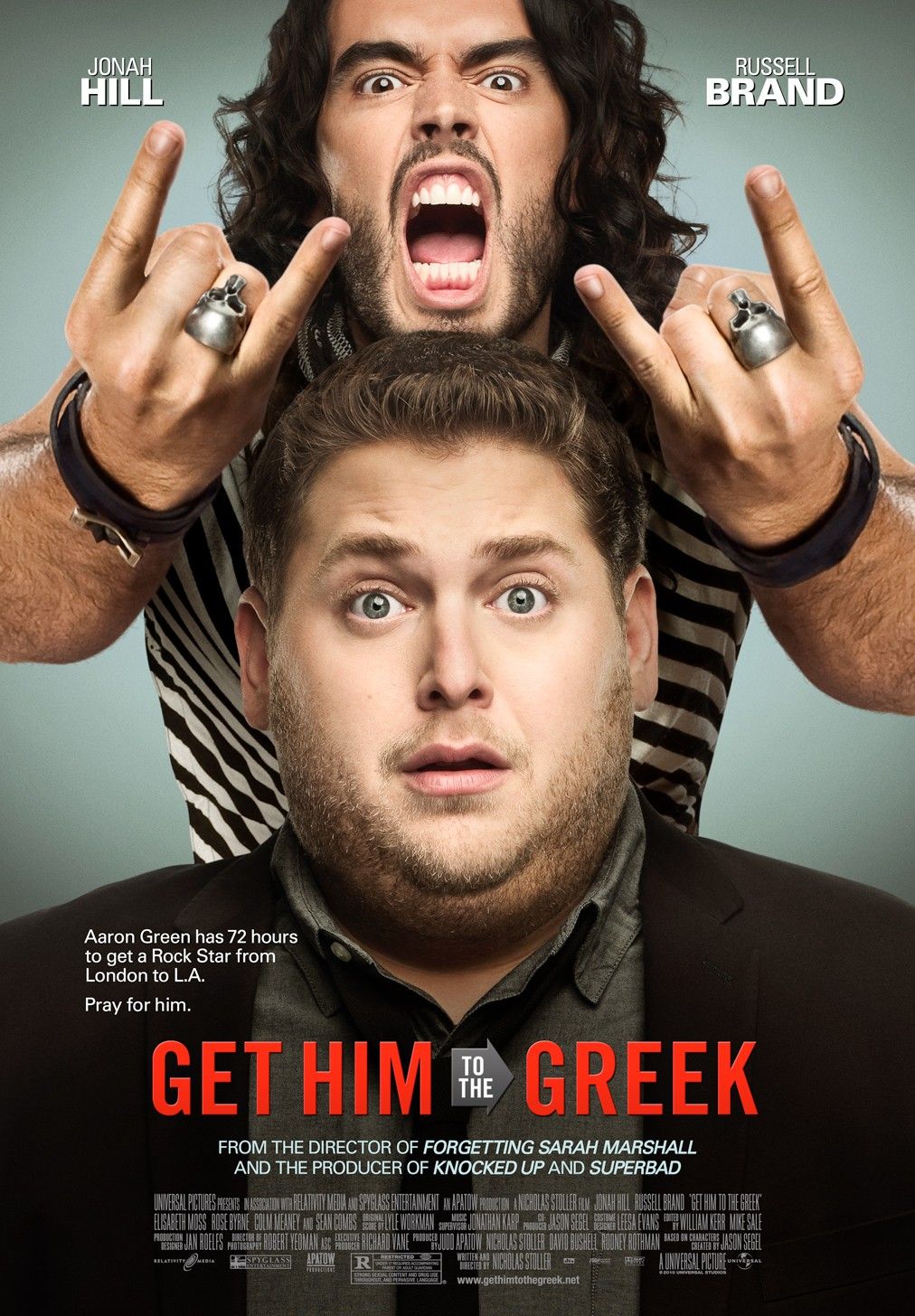 Extra Large Movie Poster Image for Get Him to the Greek (#1 of 3)