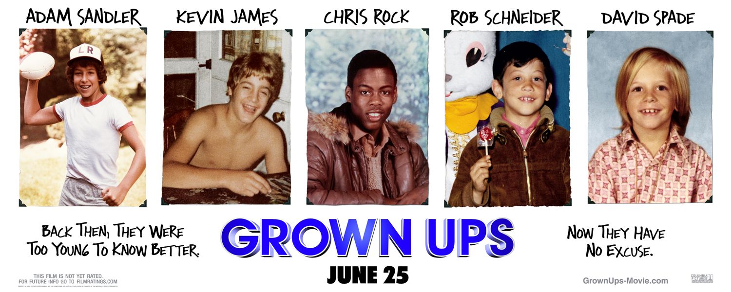 Extra Large Movie Poster Image for Grown Ups (#1 of 8)