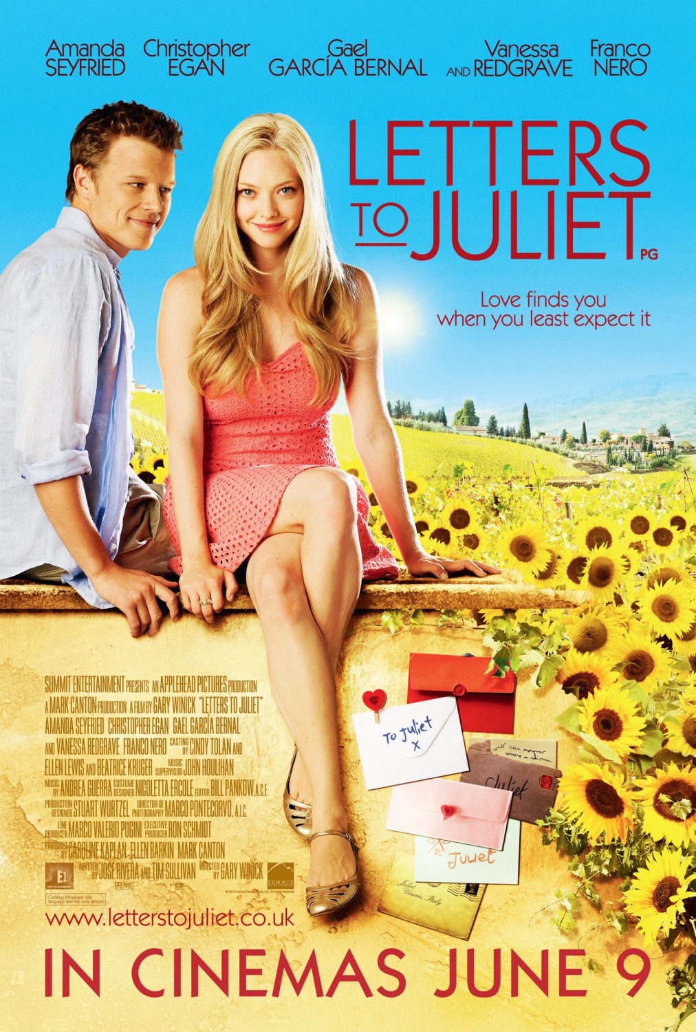 Extra Large Movie Poster Image for Letters to Juliet (#2 of 3)