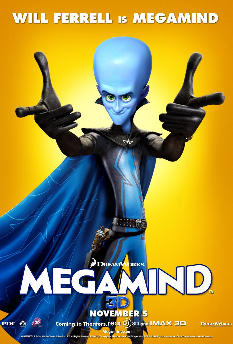 Extra Large Movie Poster Image for Megamind (#3 of 19)