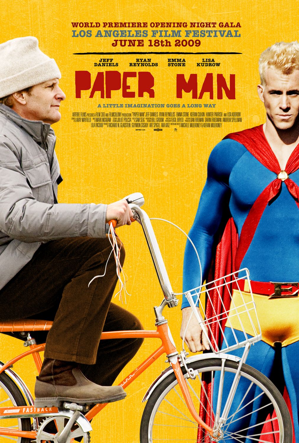 Extra Large Movie Poster Image for Paper Man (#1 of 2)