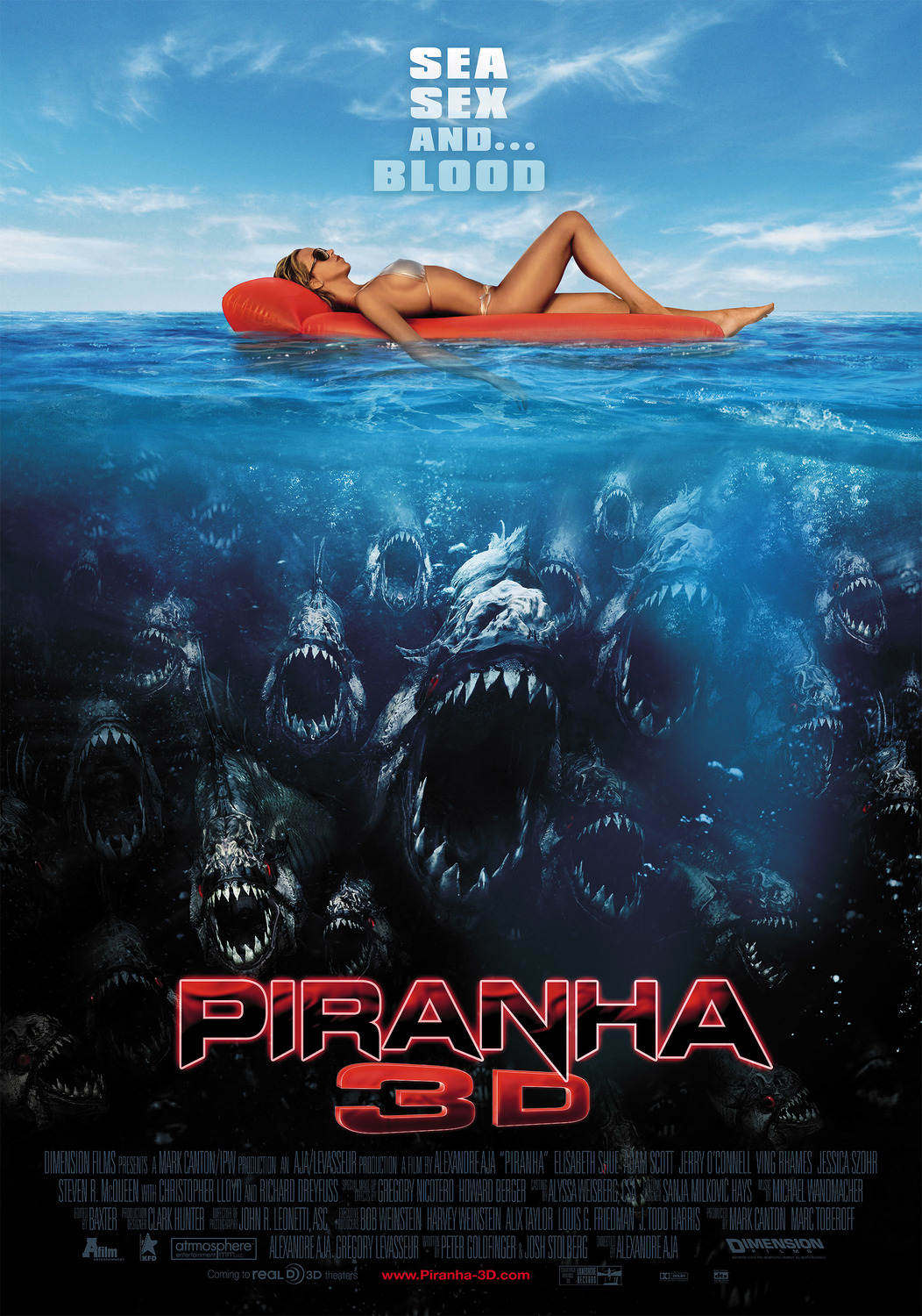 Extra Large Movie Poster Image for Piranha 3-D (#4 of 7)