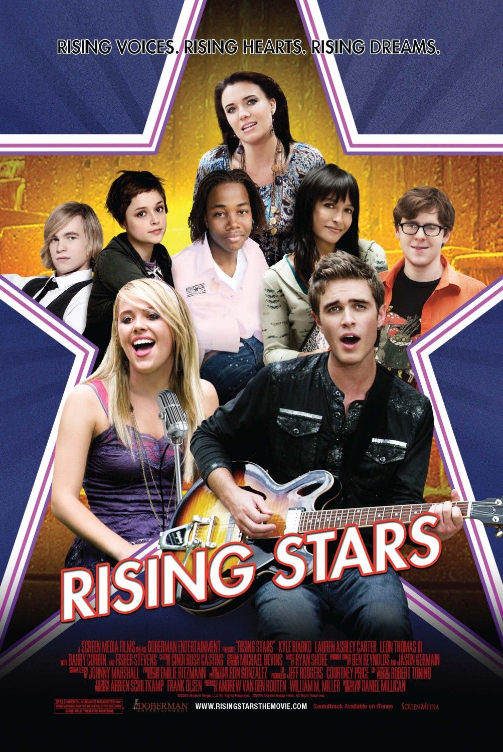 Extra Large Movie Poster Image for Rising Stars 