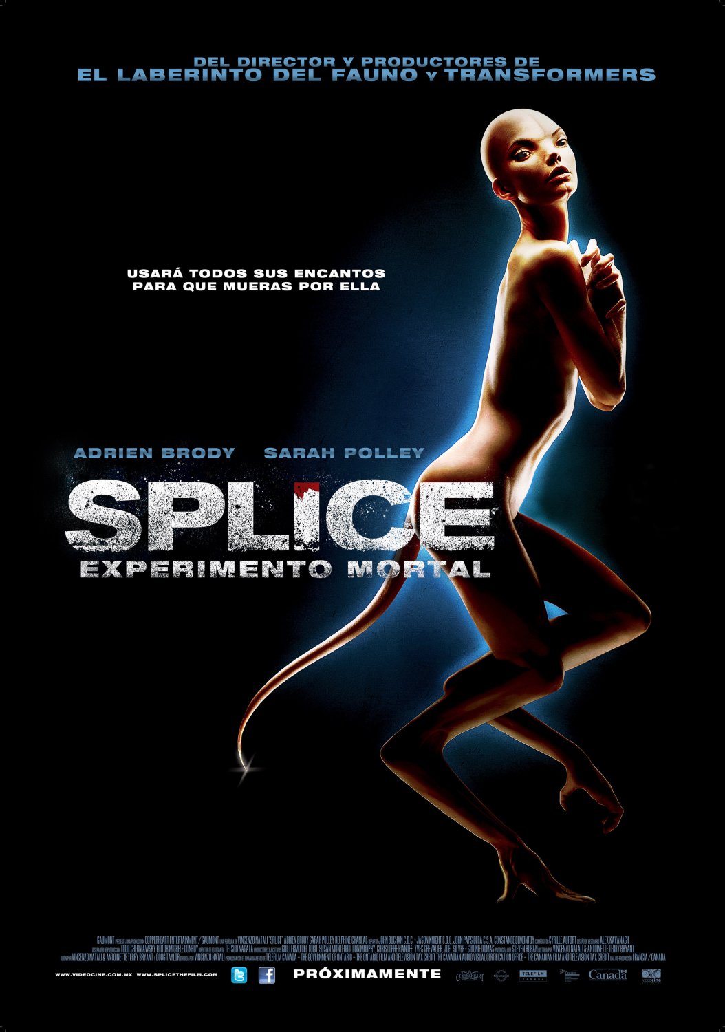 Extra Large Movie Poster Image for Splice (#2 of 10)