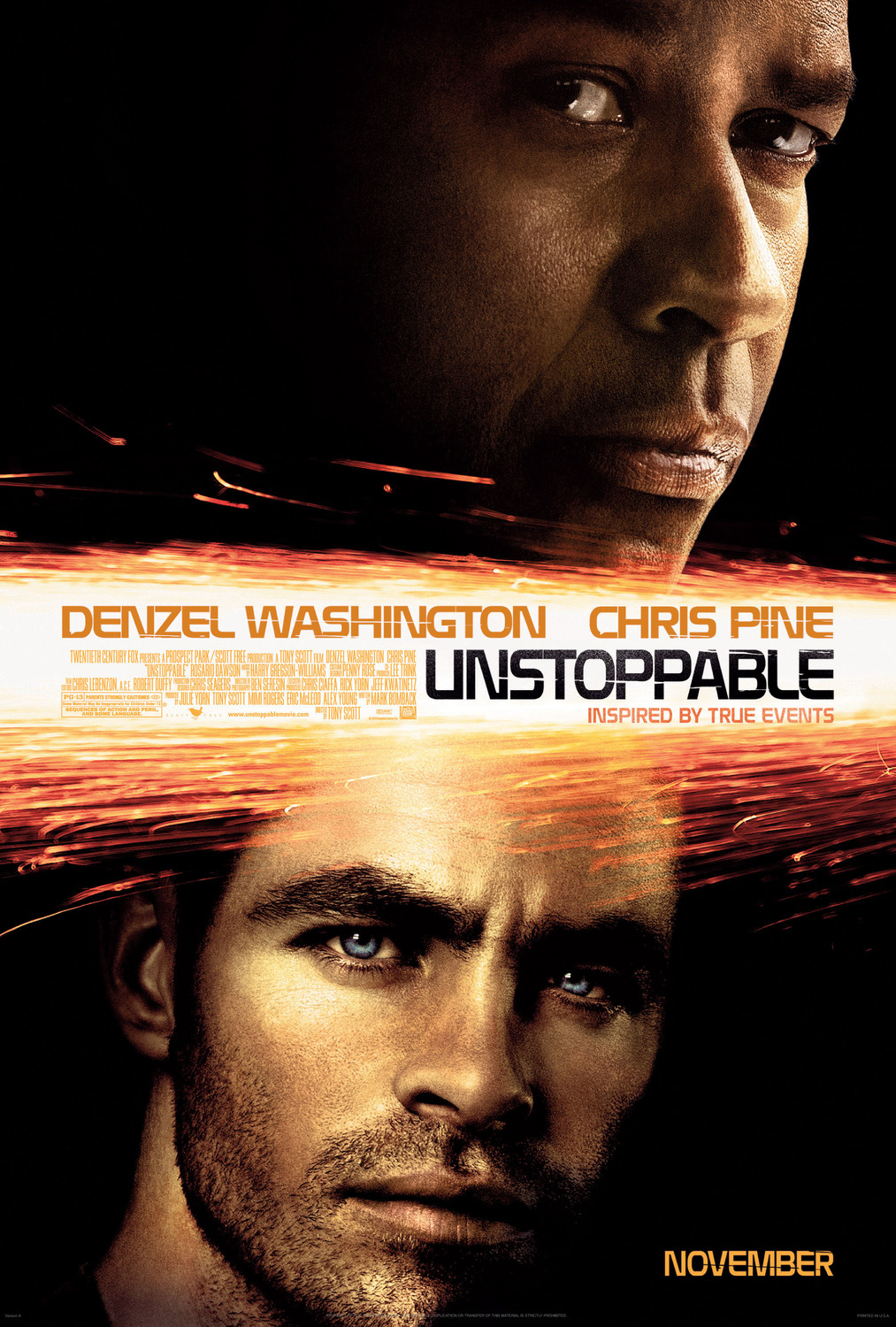 Extra Large Movie Poster Image for Unstoppable (#1 of 8)