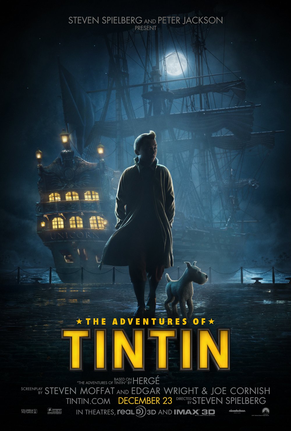 Extra Large Movie Poster Image for The Adventures of Tintin: The Secret of the Unicorn (#1 of 5)