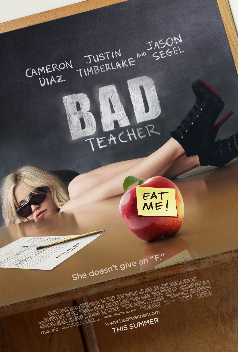 bad teacher poster blurb