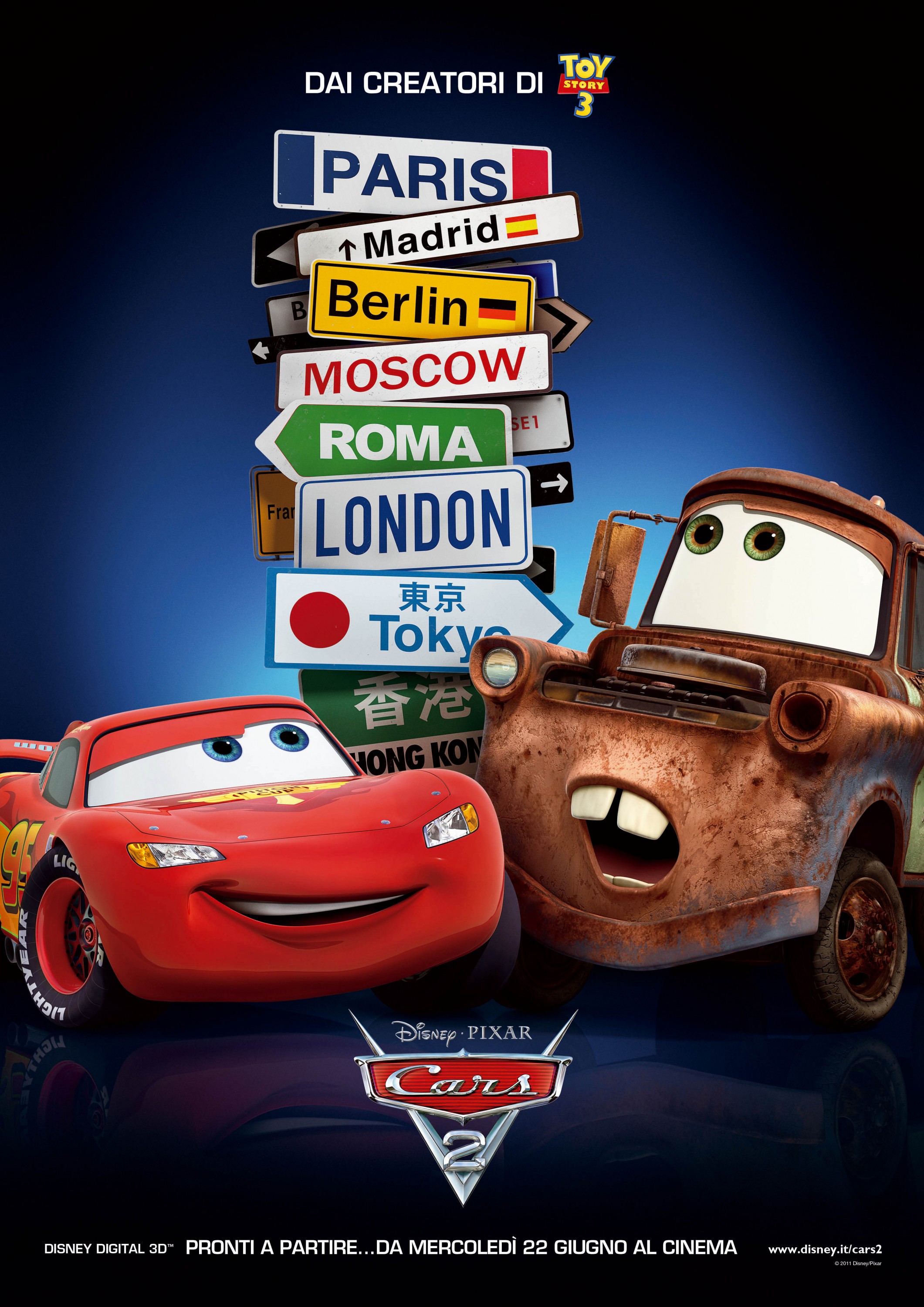 Mega Sized Movie Poster Image for Cars 2 (#2 of 18)