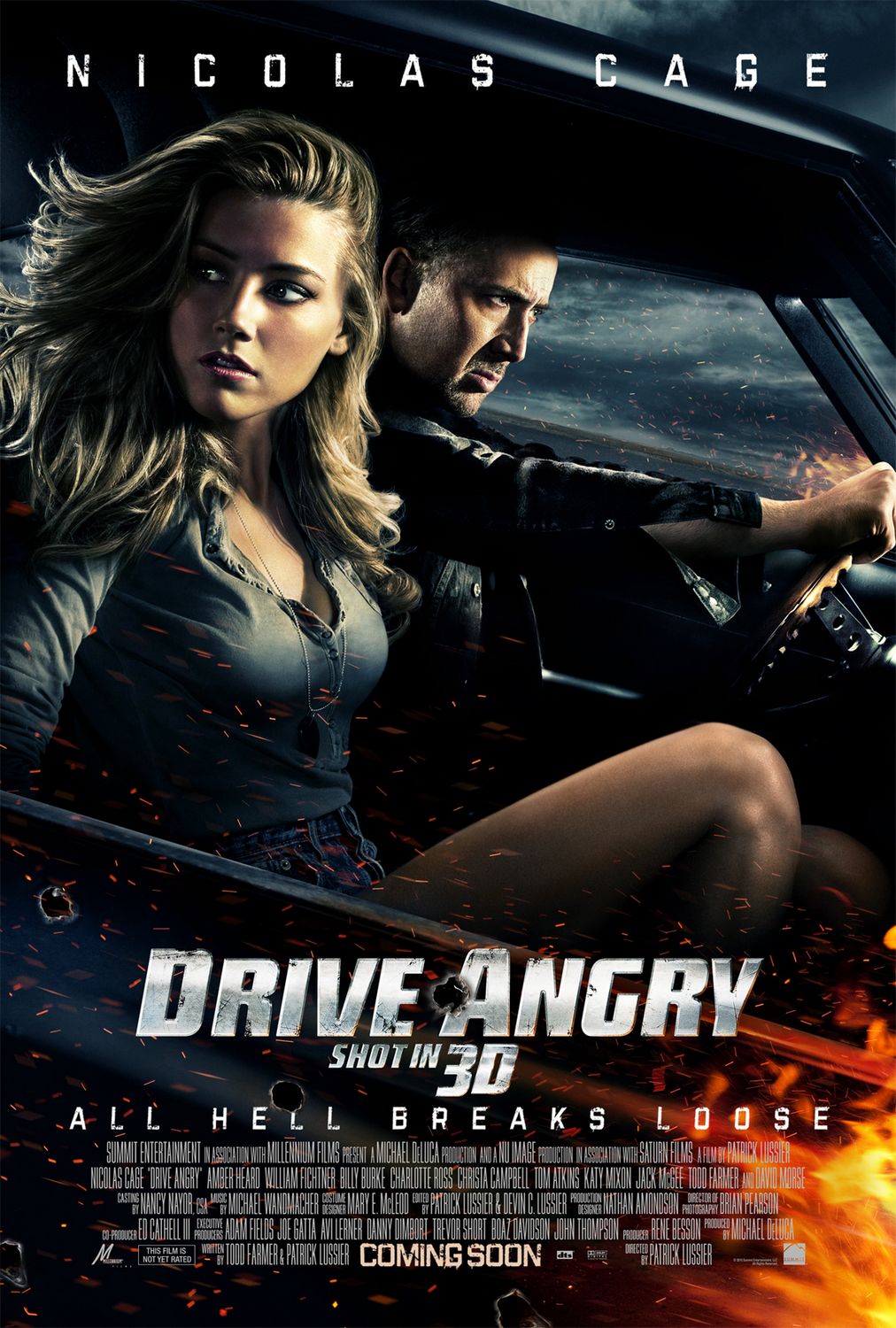 Extra Large Movie Poster Image for Drive Angry (#1 of 3)