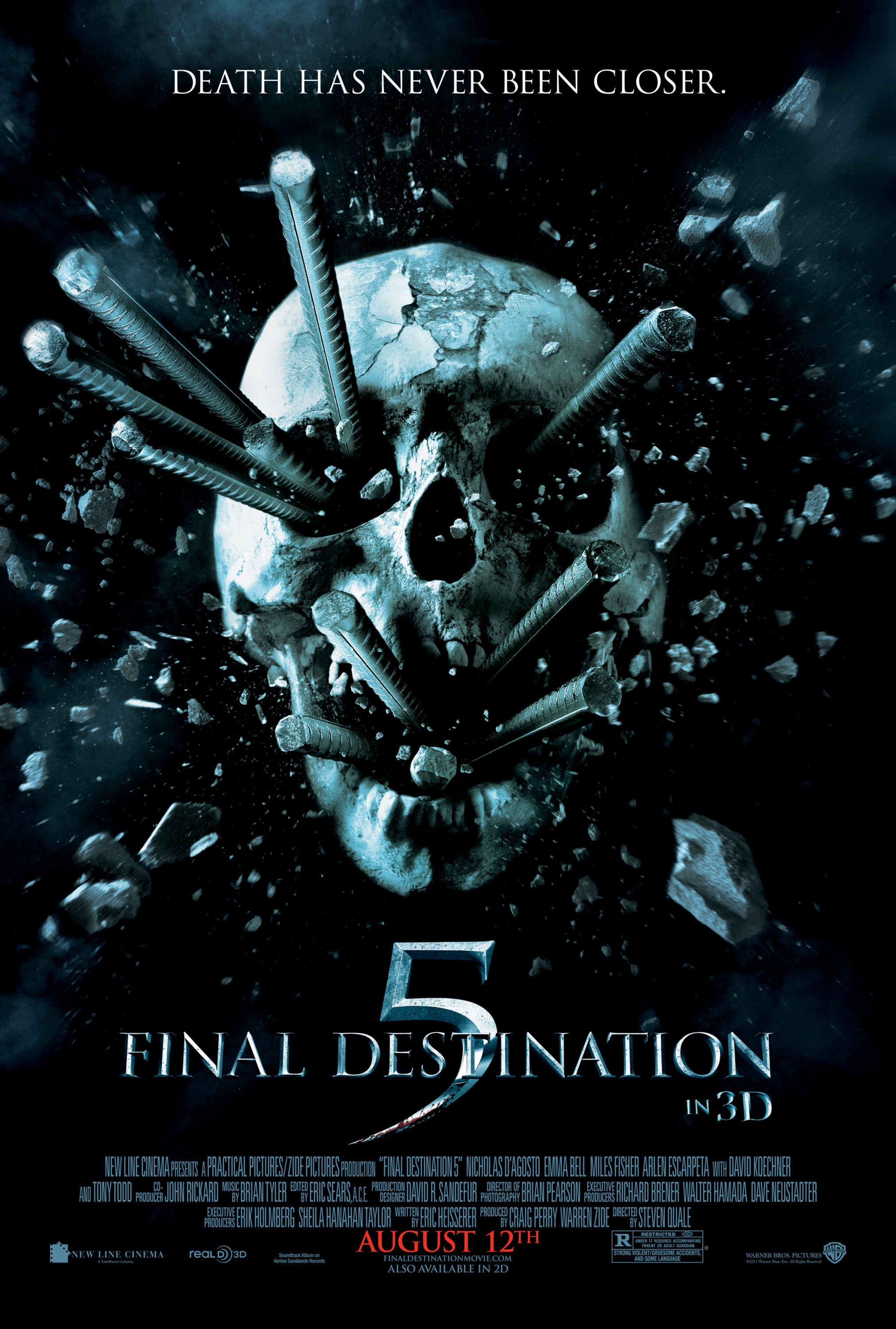 Mega Sized Movie Poster Image for Final Destination 5 (#2 of 4)