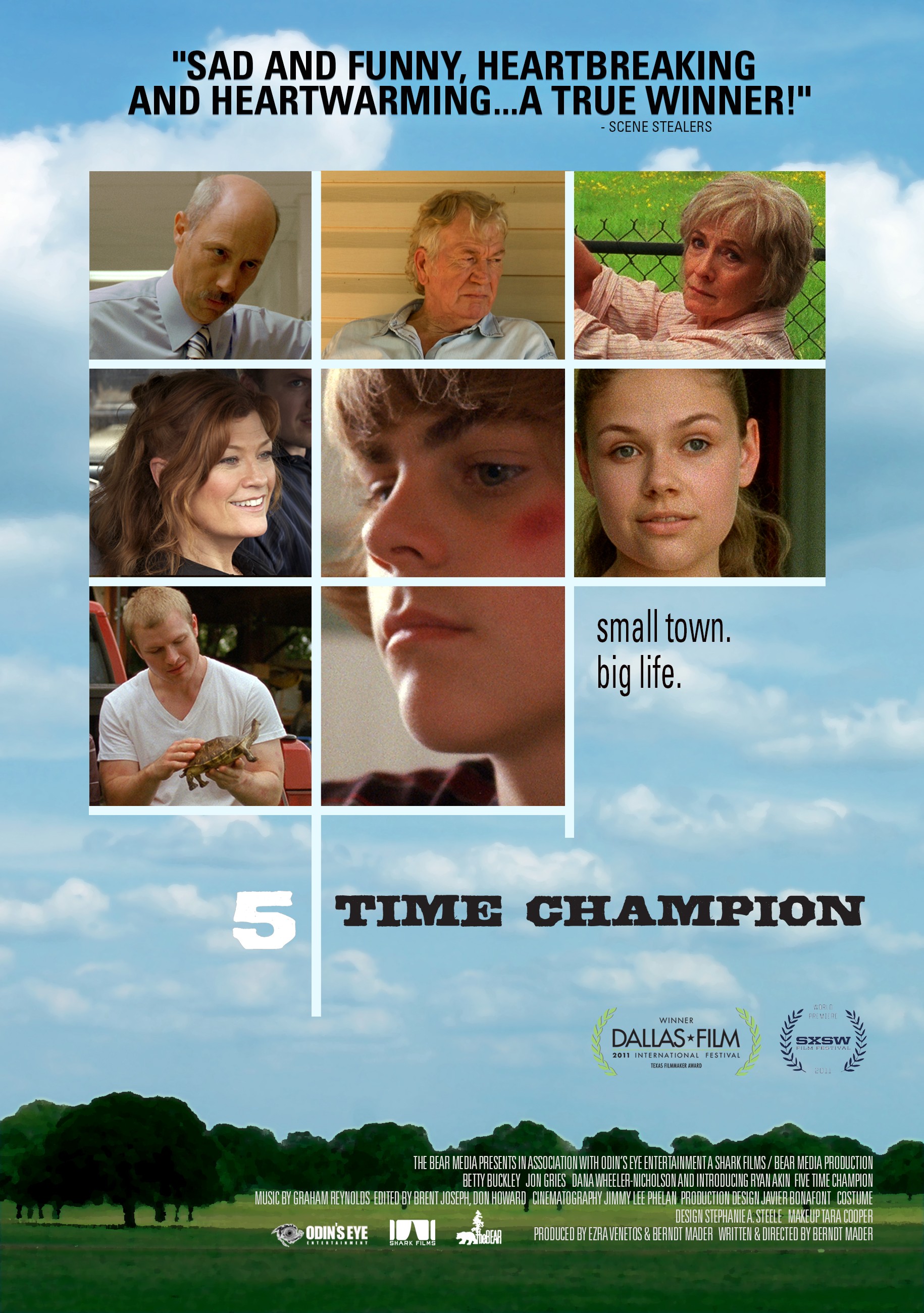 Mega Sized Movie Poster Image for 5 Time Champion 