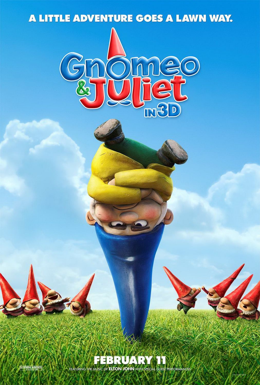 Extra Large Movie Poster Image for Gnomeo and Juliet (#1 of 17)