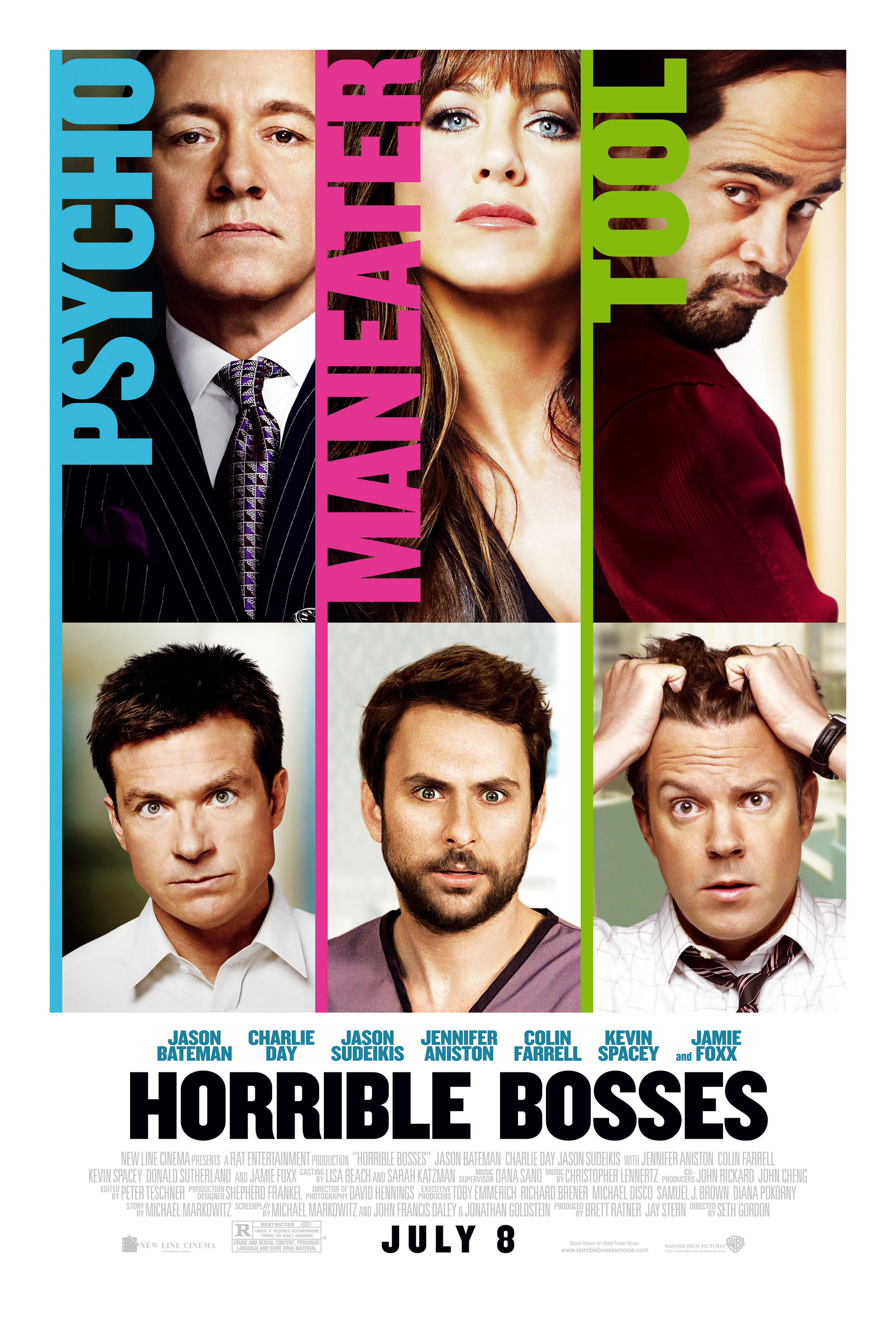 Mega Sized Movie Poster Image for Horrible Bosses (#4 of 11)