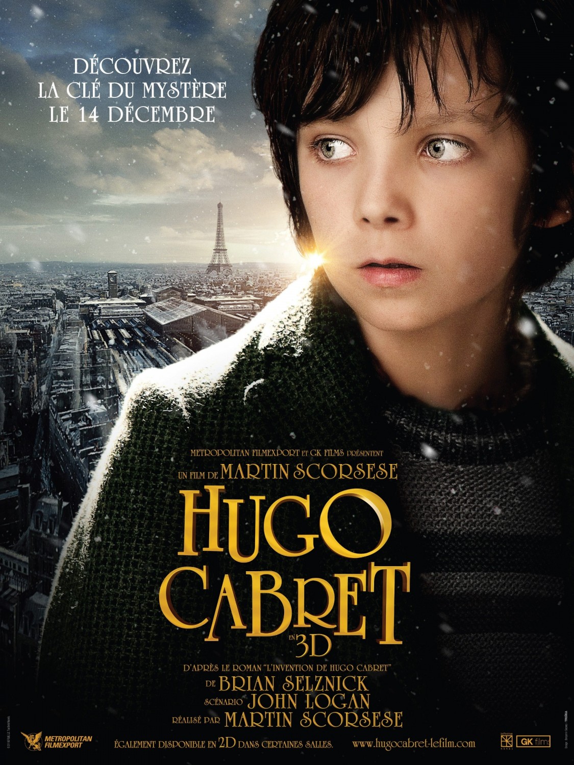 Extra Large Movie Poster Image for Hugo (#2 of 10)