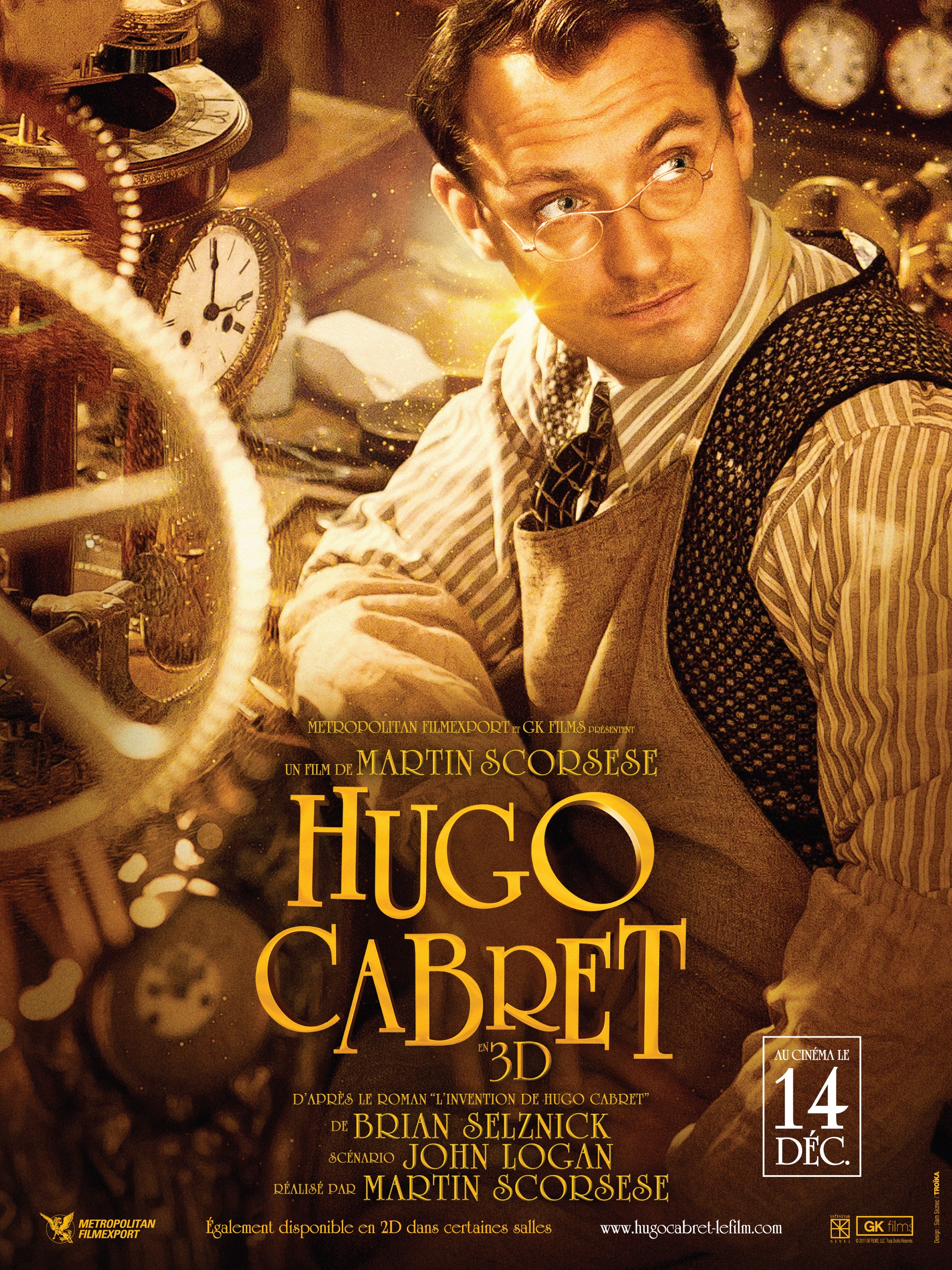 Mega Sized Movie Poster Image for Hugo (#8 of 10)