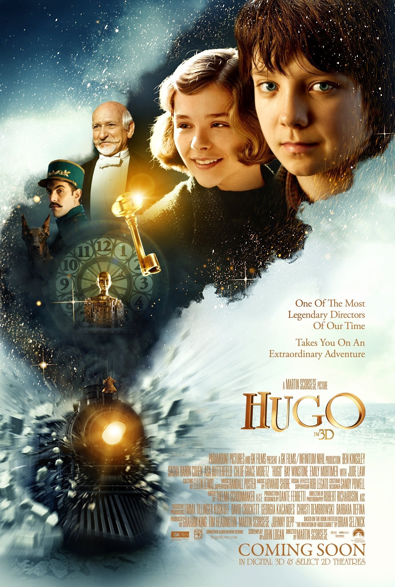 Mega Sized Movie Poster Image for Hugo (#9 of 10)
