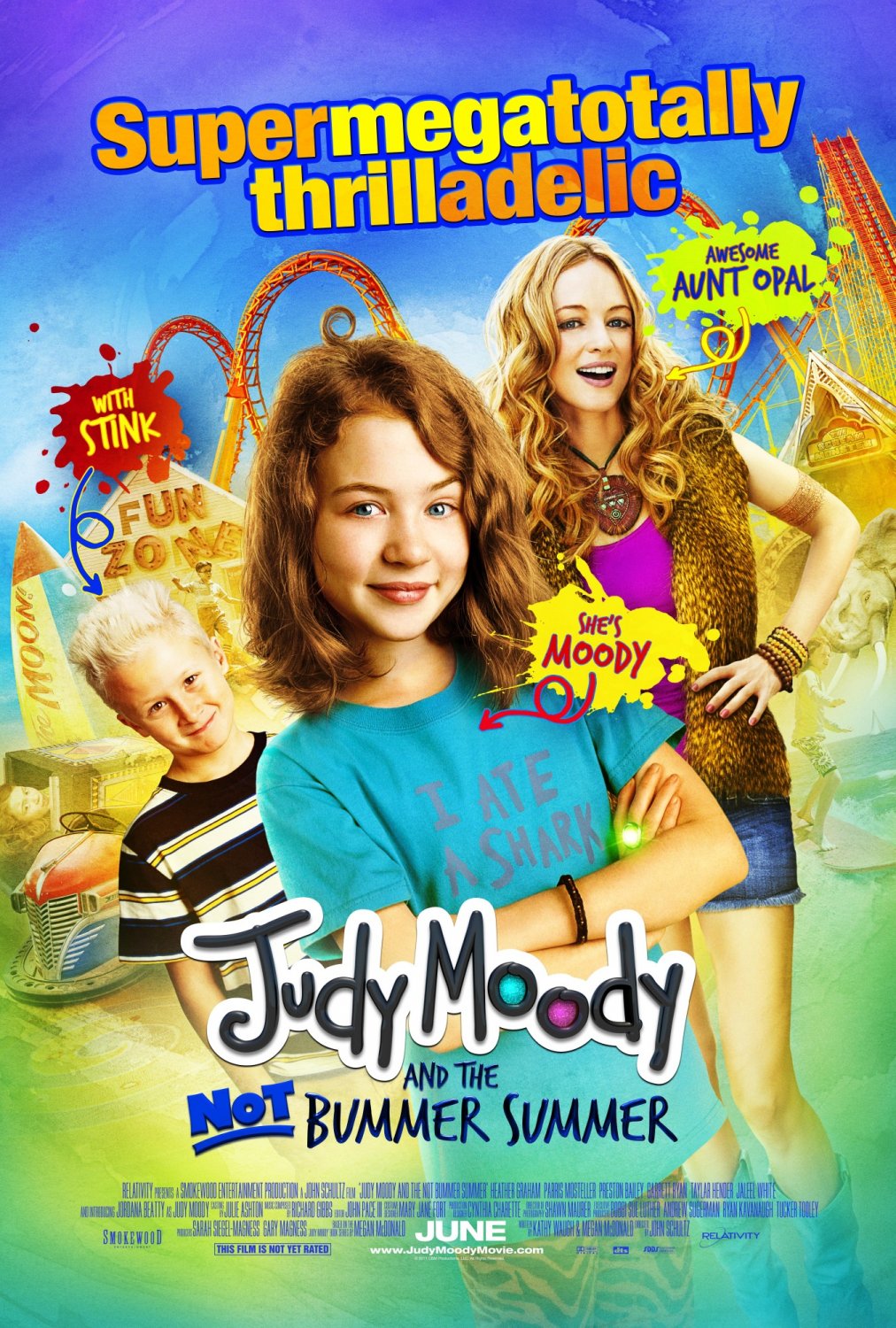 Extra Large Movie Poster Image for Judy Moody and the Not Bummer Summer (#2 of 2)