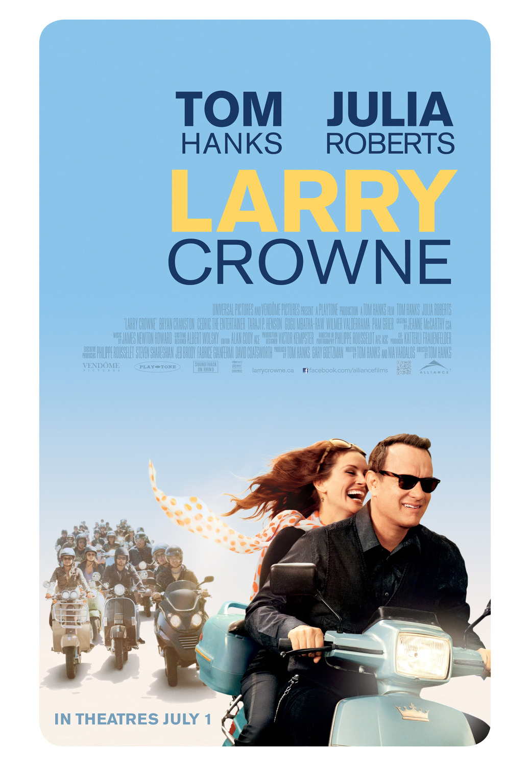 Extra Large Movie Poster Image for Larry Crowne (#1 of 3)