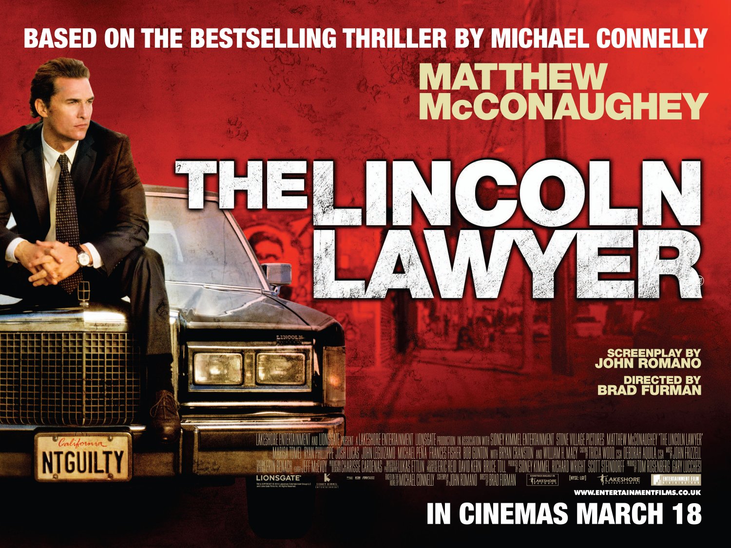 Extra Large Movie Poster Image for The Lincoln Lawyer (#2 of 5)