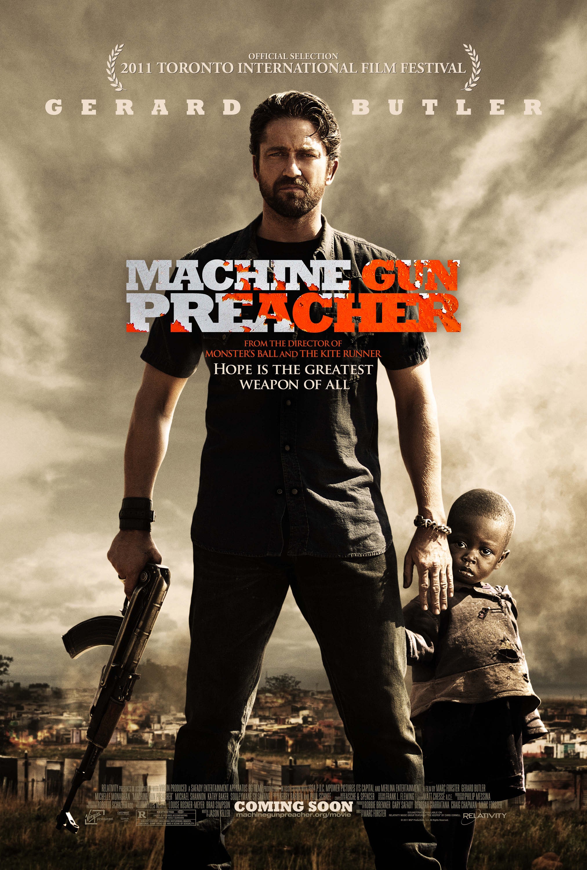 Mega Sized Movie Poster Image for Machine Gun Preacher (#1 of 3)