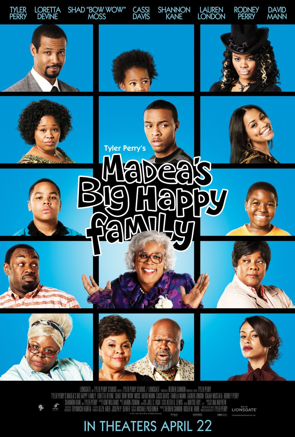 Extra Large Movie Poster Image for Madea's Big Happy Family (#5 of 6)