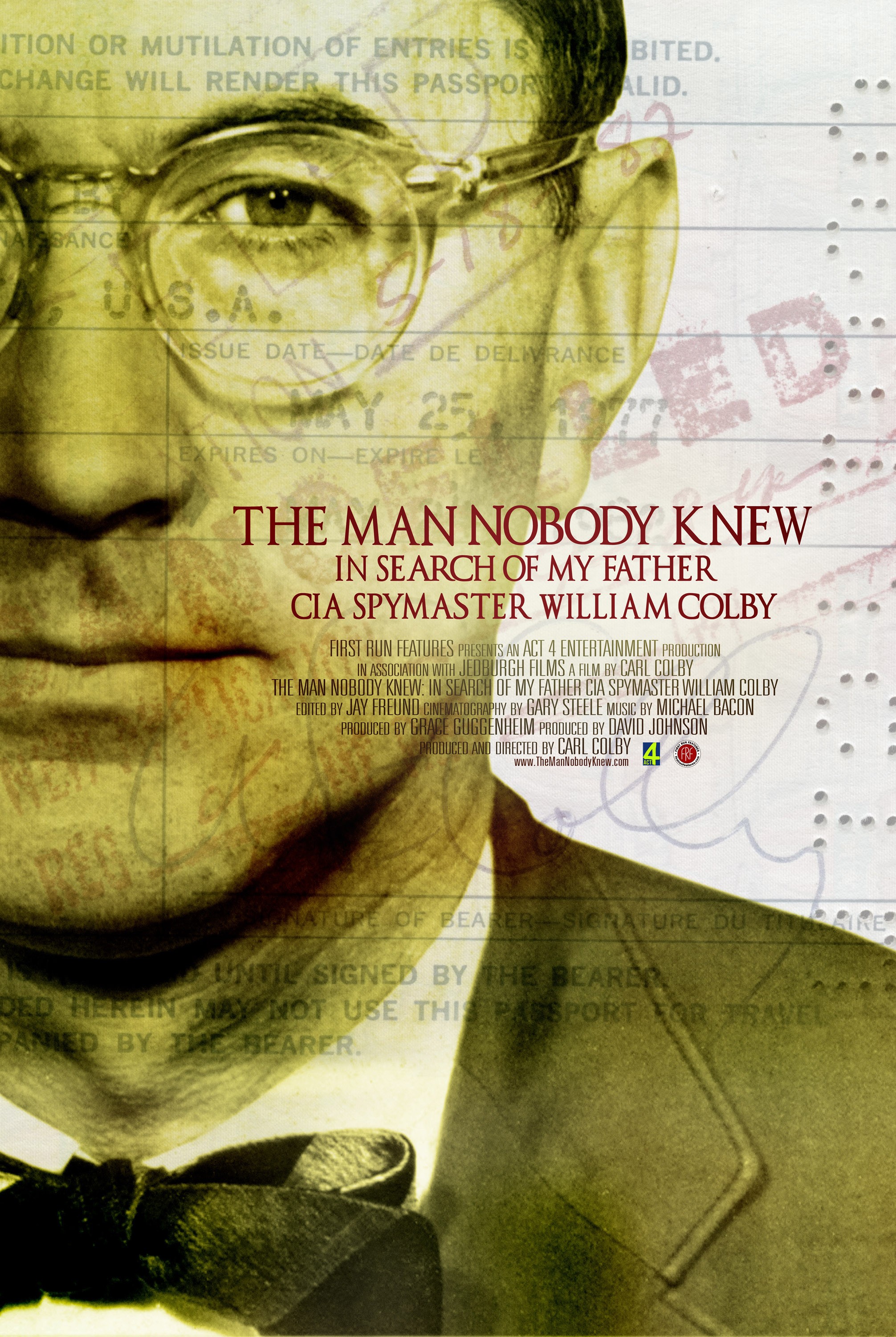 Mega Sized Movie Poster Image for THE MAN NOBODY KNEW: In Search of My Father, CIA Spymaster William Colby 
