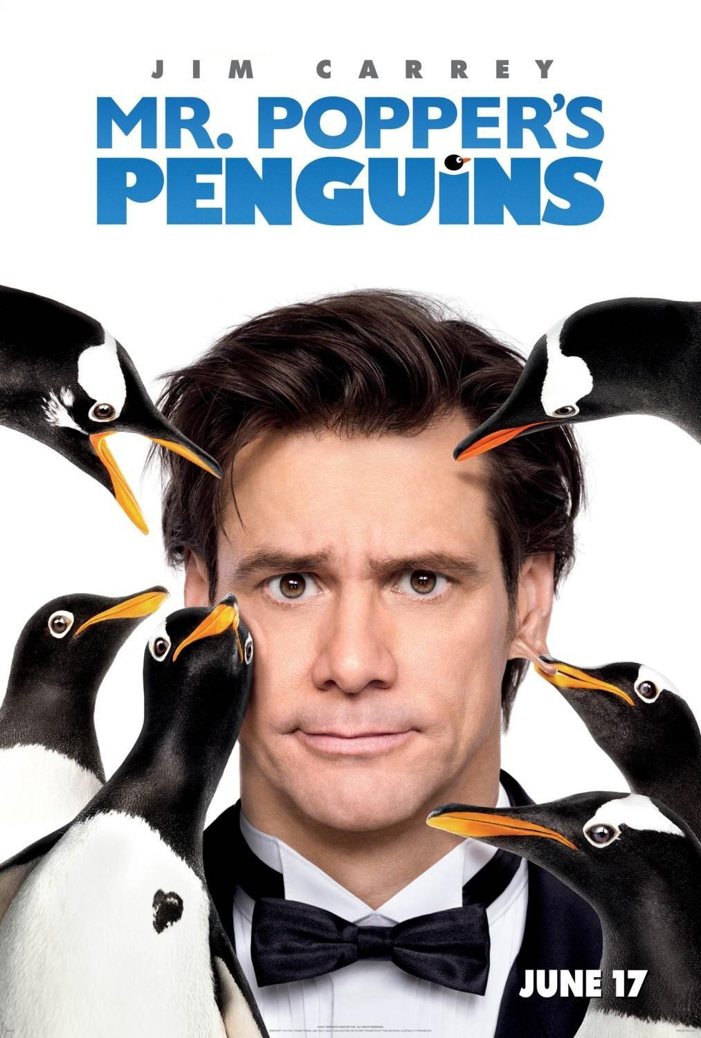 Extra Large Movie Poster Image for Mr. Popper's Penguins (#1 of 2)