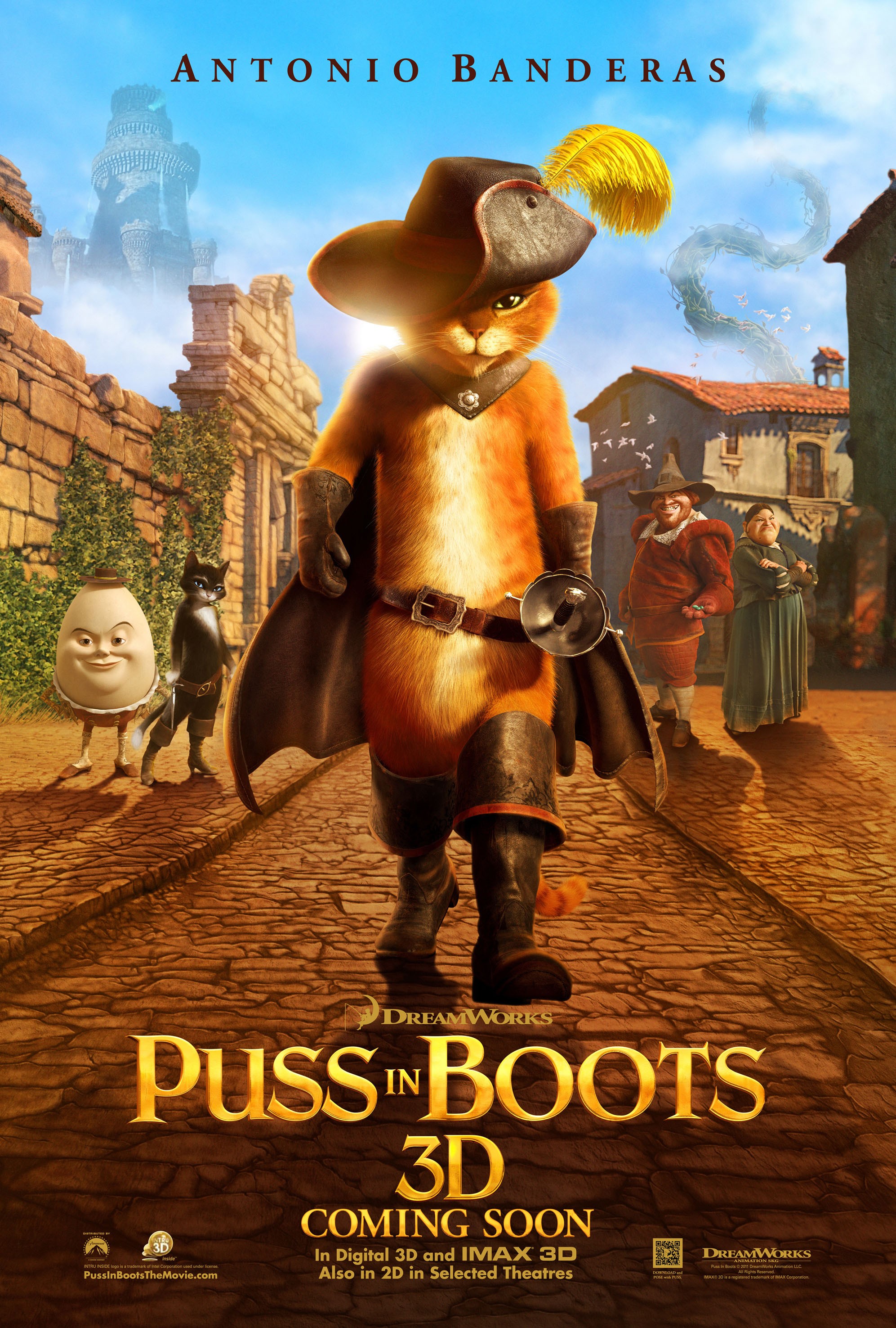 Mega Sized Movie Poster Image for Puss in Boots (#3 of 10)