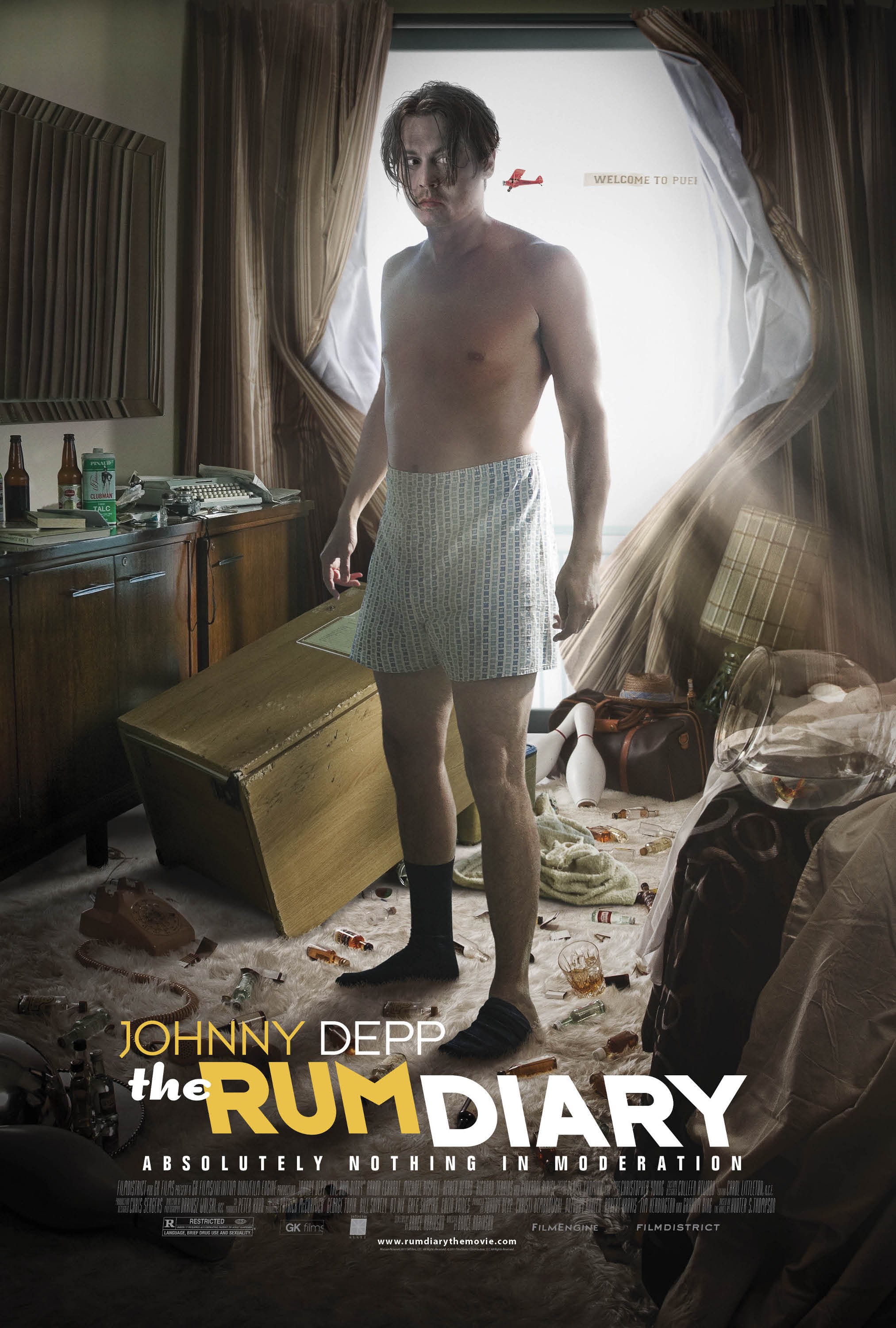 Mega Sized Movie Poster Image for The Rum Diary