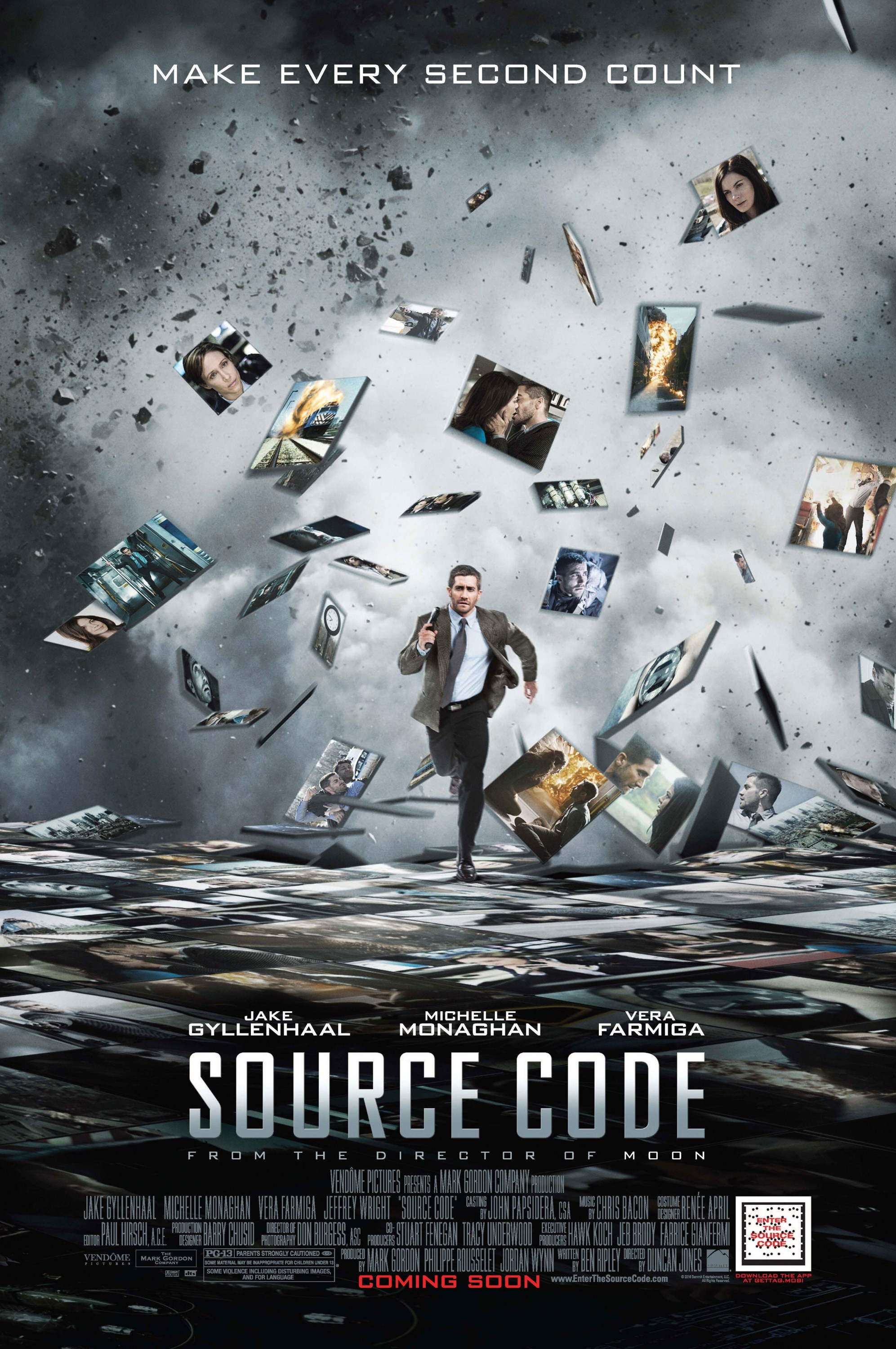 Mega Sized Movie Poster Image for Source Code (#1 of 5)