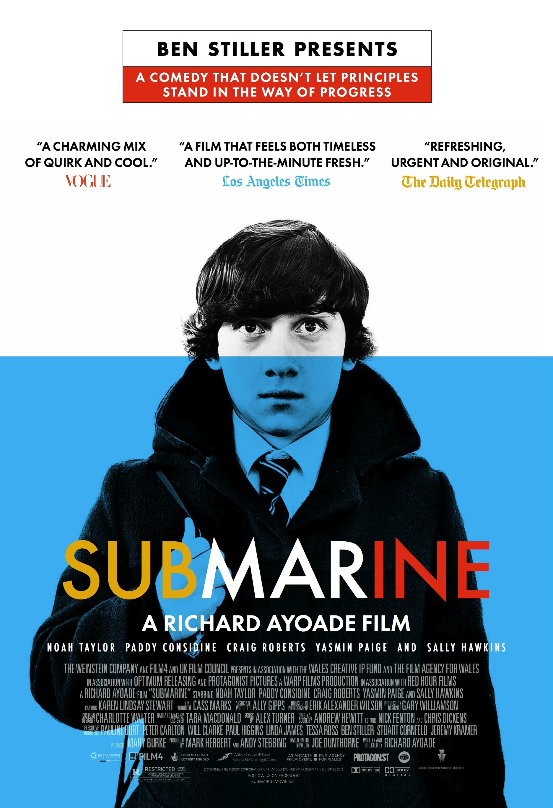 Mega Sized Movie Poster Image for Submarine (#2 of 2)
