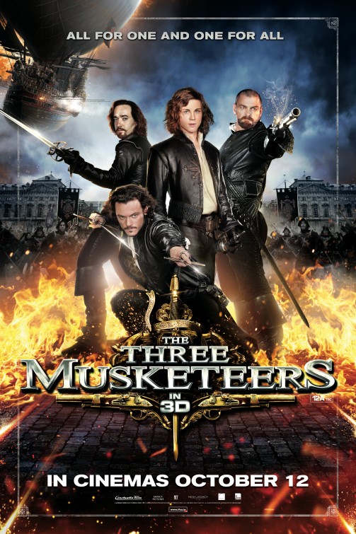 the three musketeers 2011 poster
