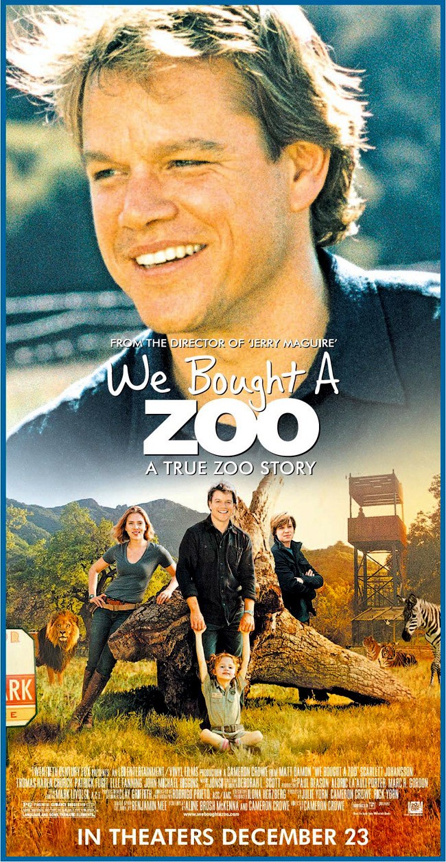 Extra Large Movie Poster Image for We Bought a Zoo (#8 of 9)