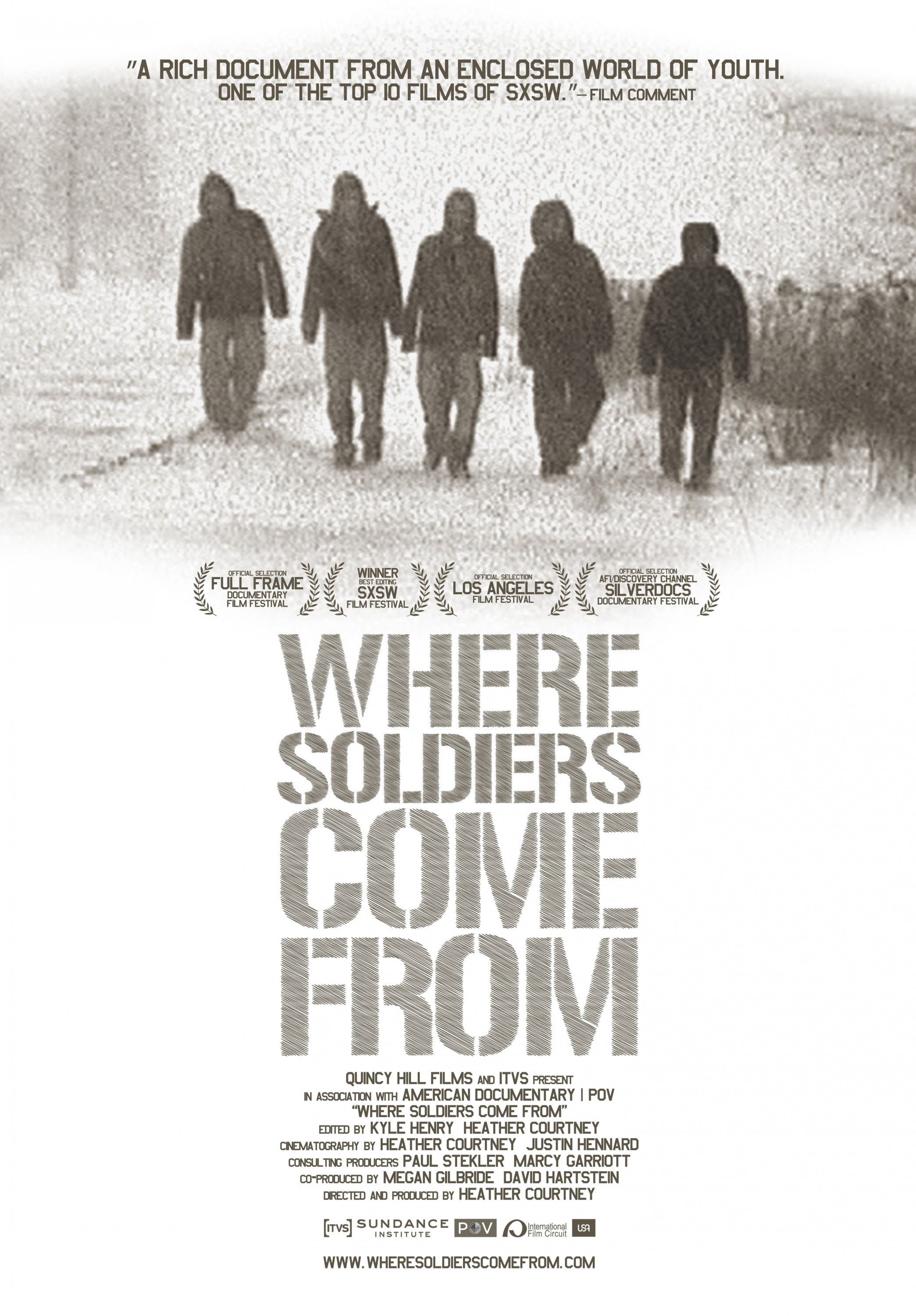 Mega Sized Movie Poster Image for Where Soldiers Come From 
