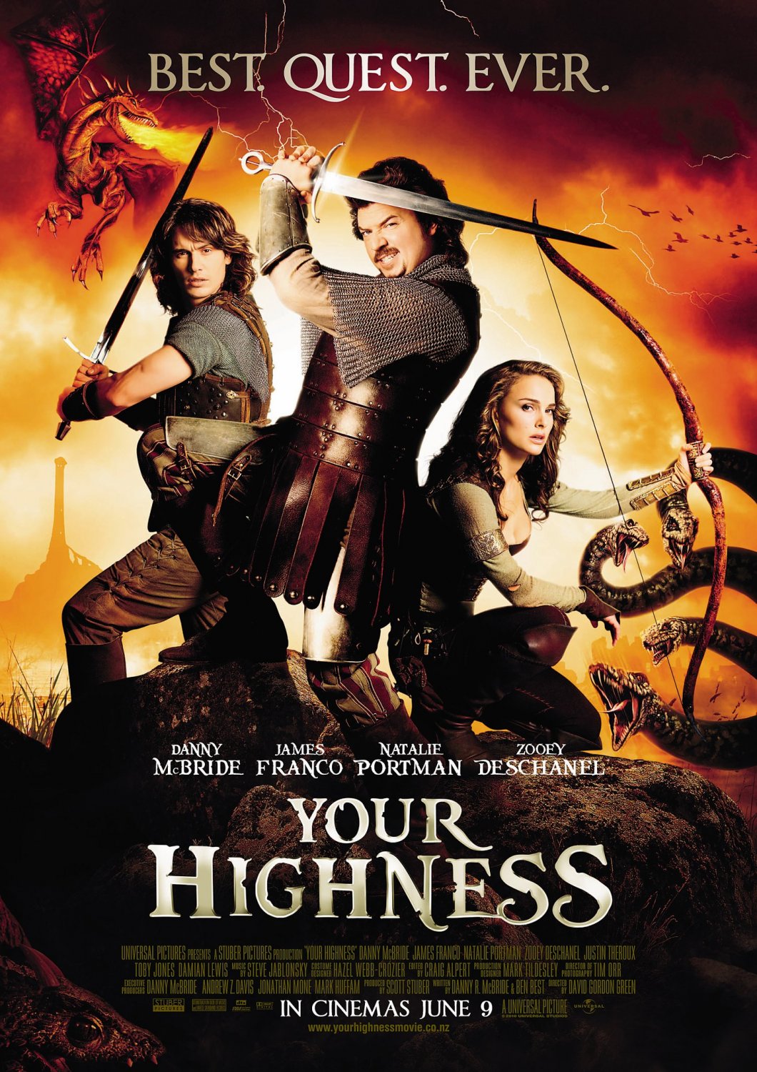 Extra Large Movie Poster Image for Your Highness (#5 of 6)