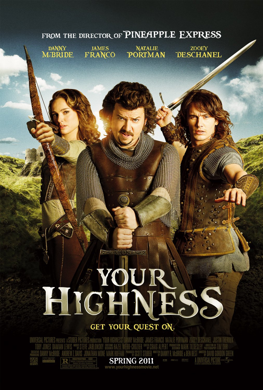 Extra Large Movie Poster Image for Your Highness (#1 of 6)