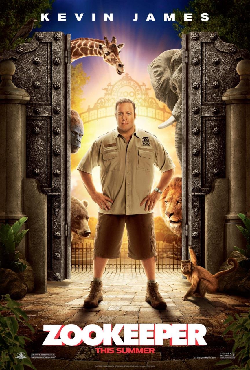 Extra Large Movie Poster Image for The Zookeeper (#2 of 11)