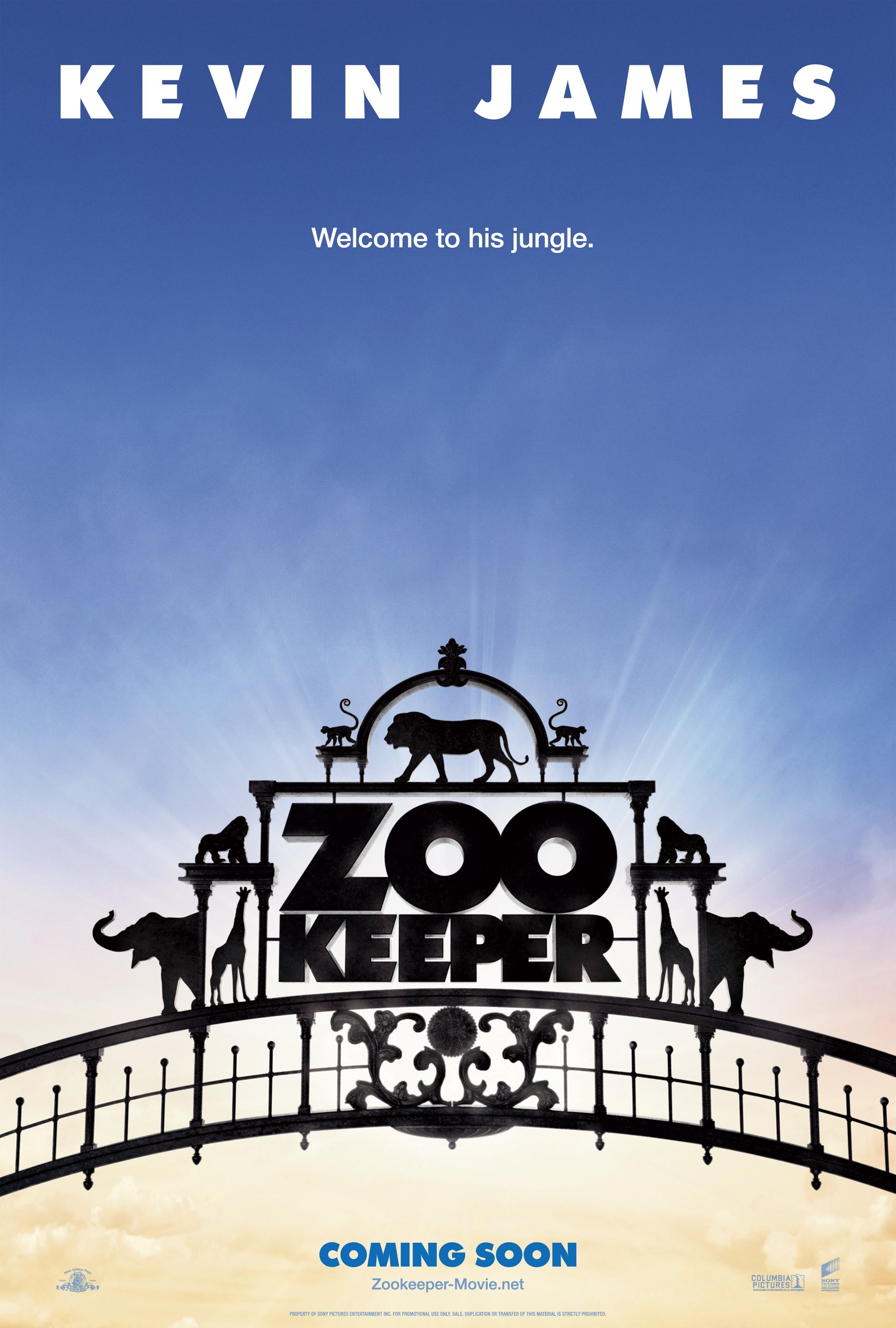 Mega Sized Movie Poster Image for The Zookeeper (#1 of 11)