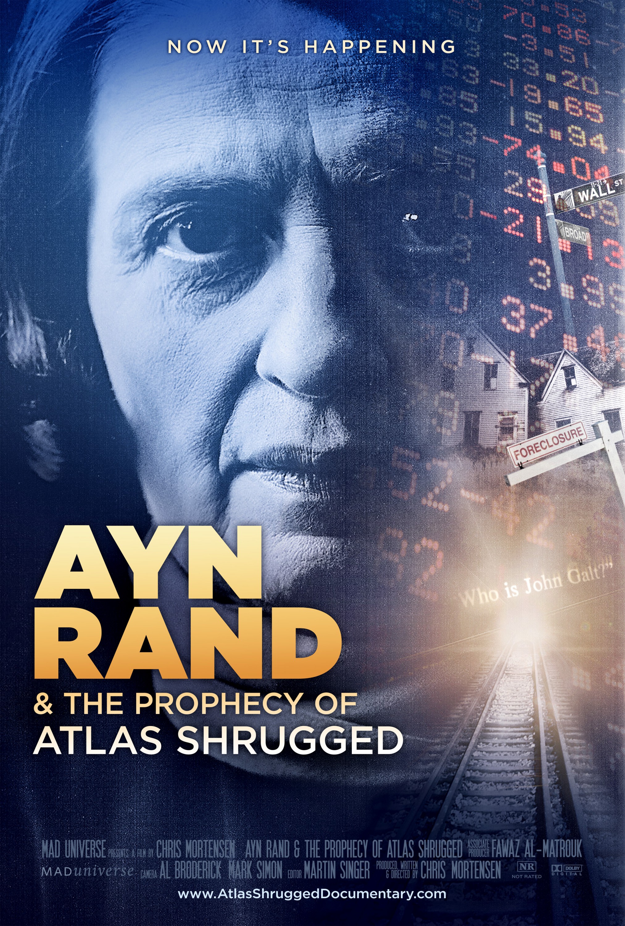Mega Sized Movie Poster Image for Ayn Rand & the Prophecy of Atlas Shrugged 