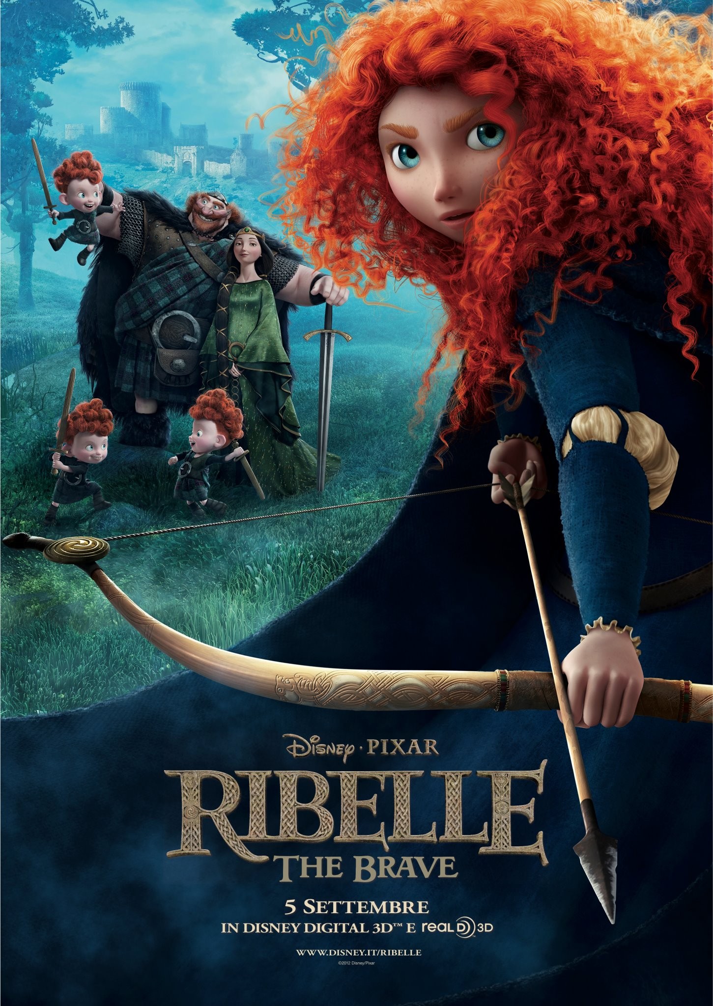 Mega Sized Movie Poster Image for Brave (#12 of 17)