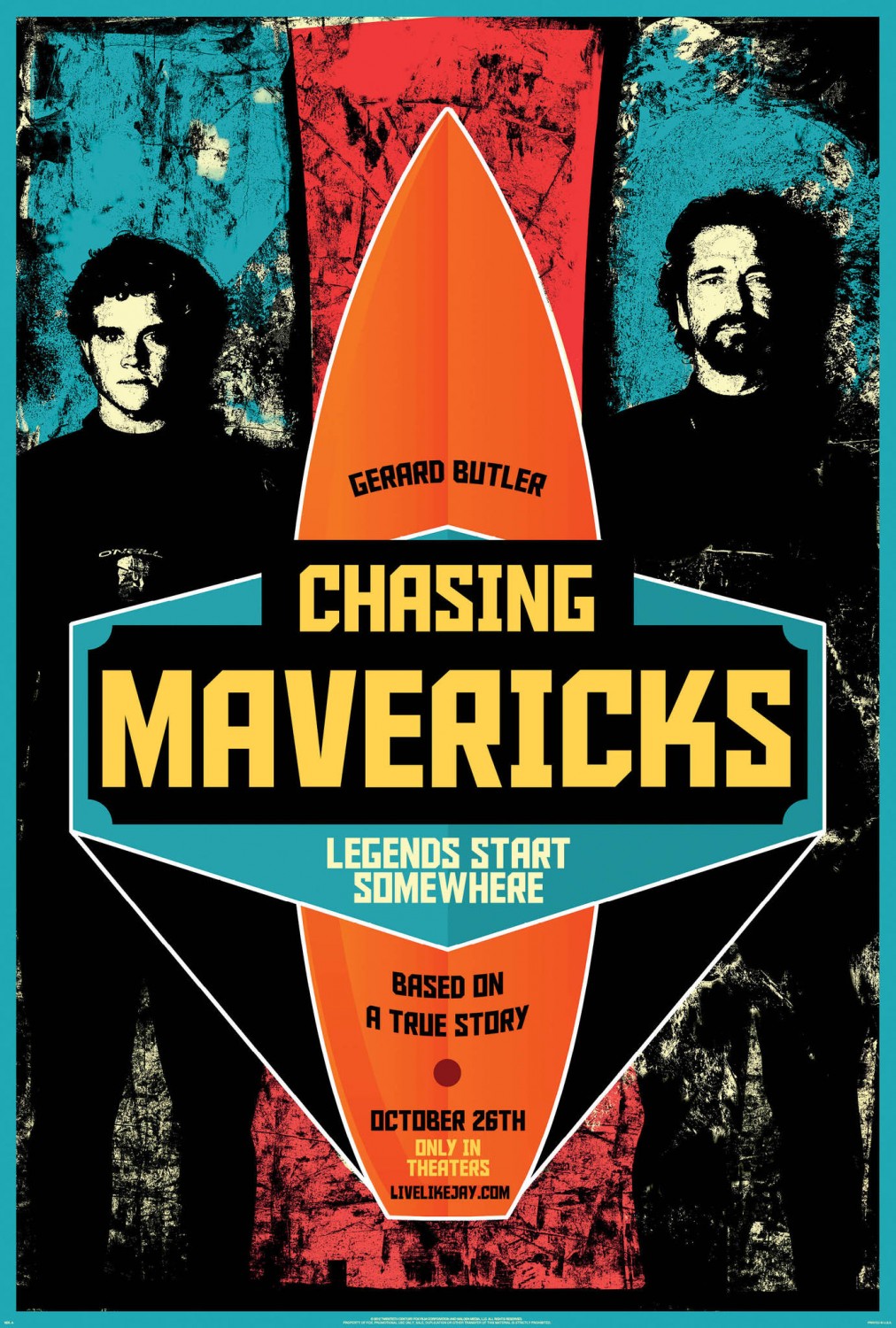 Extra Large Movie Poster Image for Chasing Mavericks (#1 of 7)