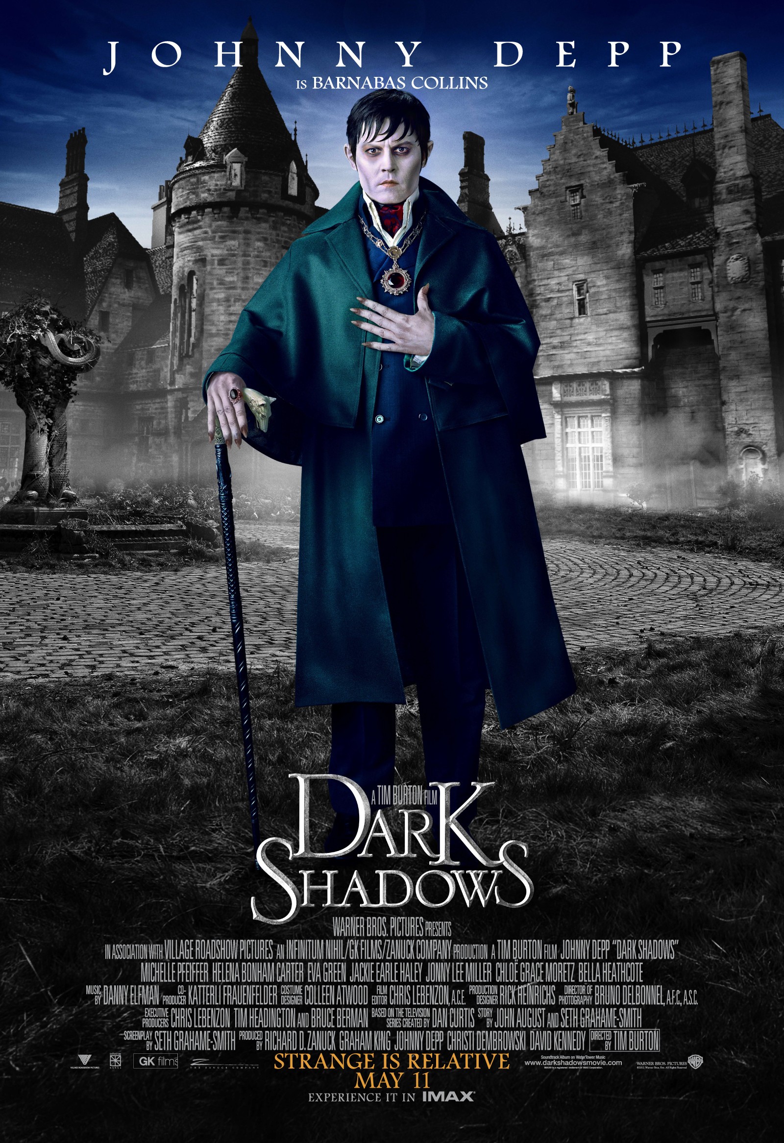 Mega Sized Movie Poster Image for Dark Shadows (#11 of 21)