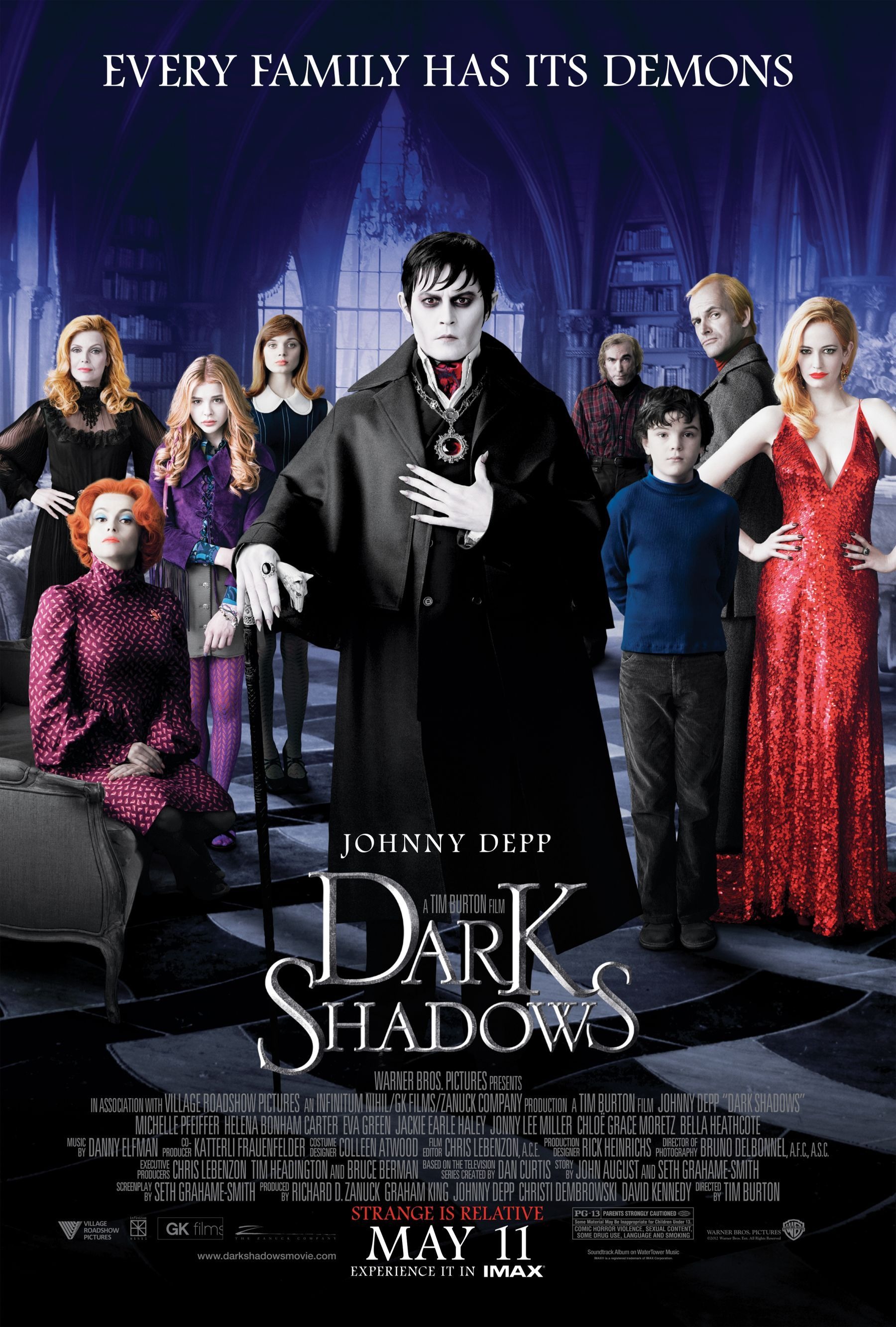 Mega Sized Movie Poster Image for Dark Shadows (#1 of 21)