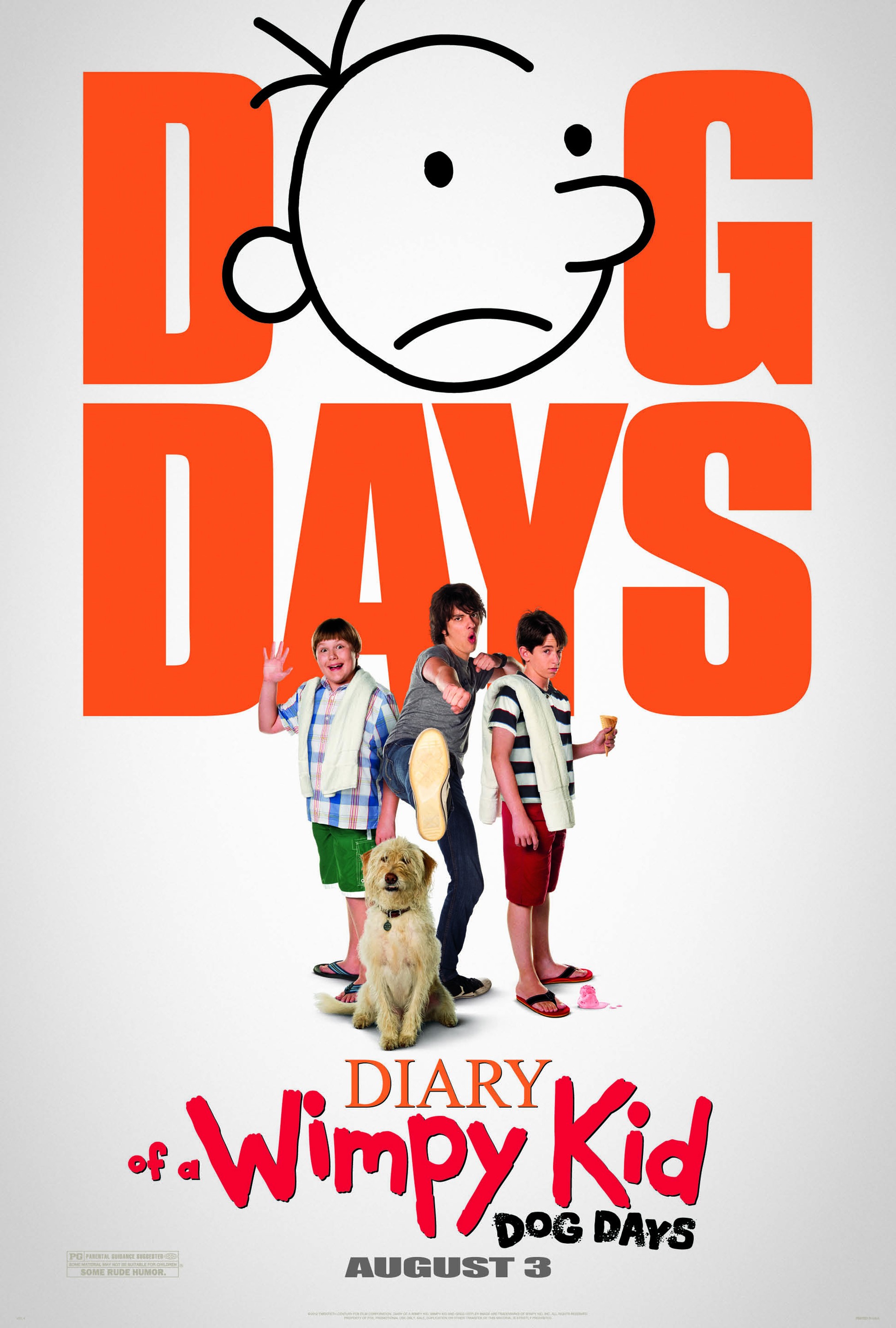 Mega Sized Movie Poster Image for Diary of a Wimpy Kid: Dog Days (#1 of 9)