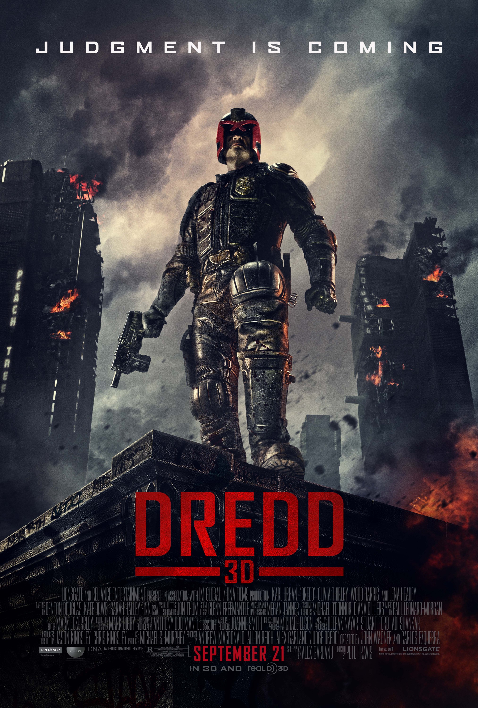 Mega Sized Movie Poster Image for Dredd (#2 of 3)
