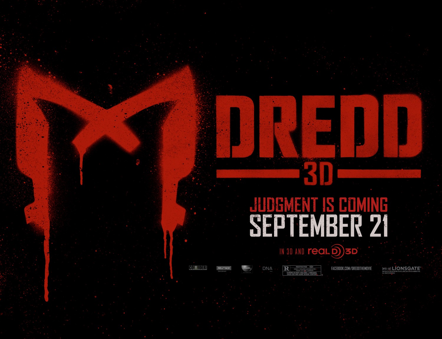 Extra Large Movie Poster Image for Dredd (#3 of 3)